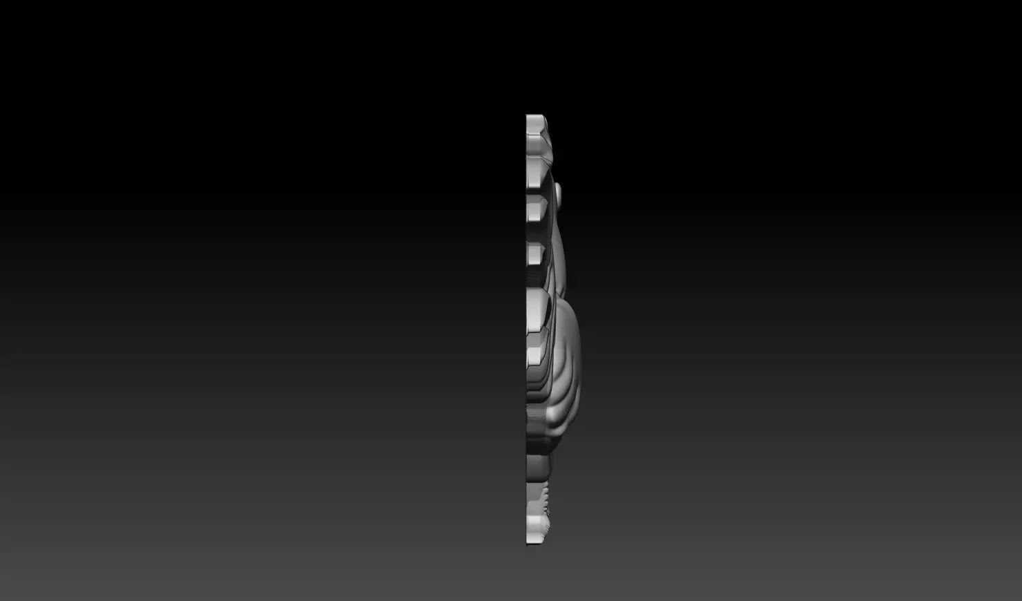 Rooster Hen Relief 3D Printable Model 3D print model_10