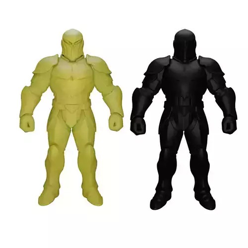 Armored Character 3D 