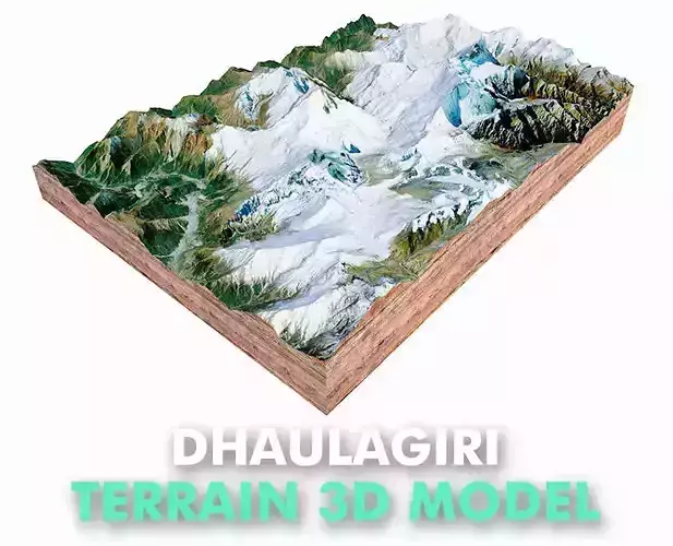 Dhaulagiri Mountain Range Nepal