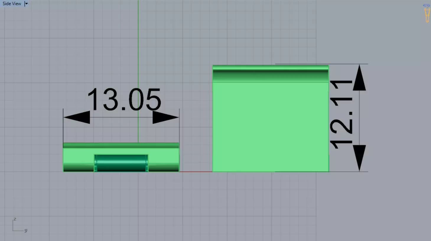 Classic STL 3DM gold two-tone box lock model gl0028 3D print model_14