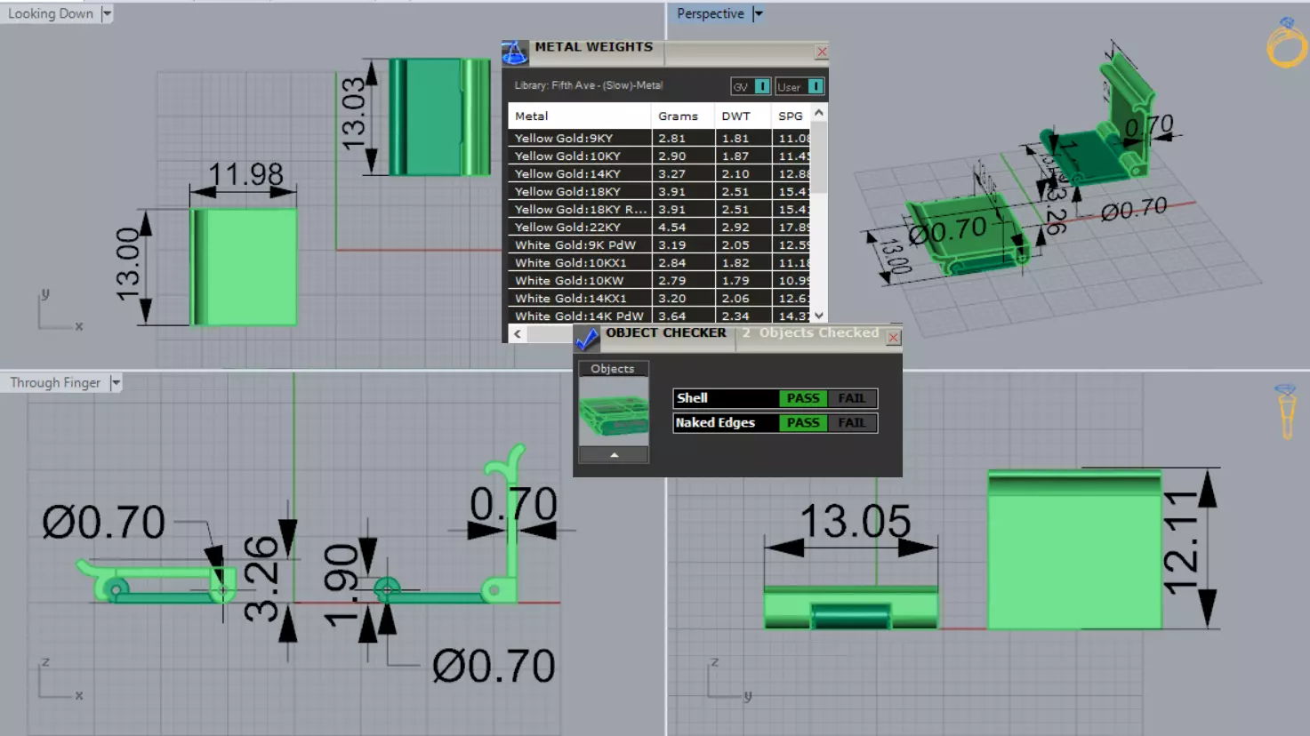 Classic STL 3DM gold two-tone box lock model gl0028 3D print model_0