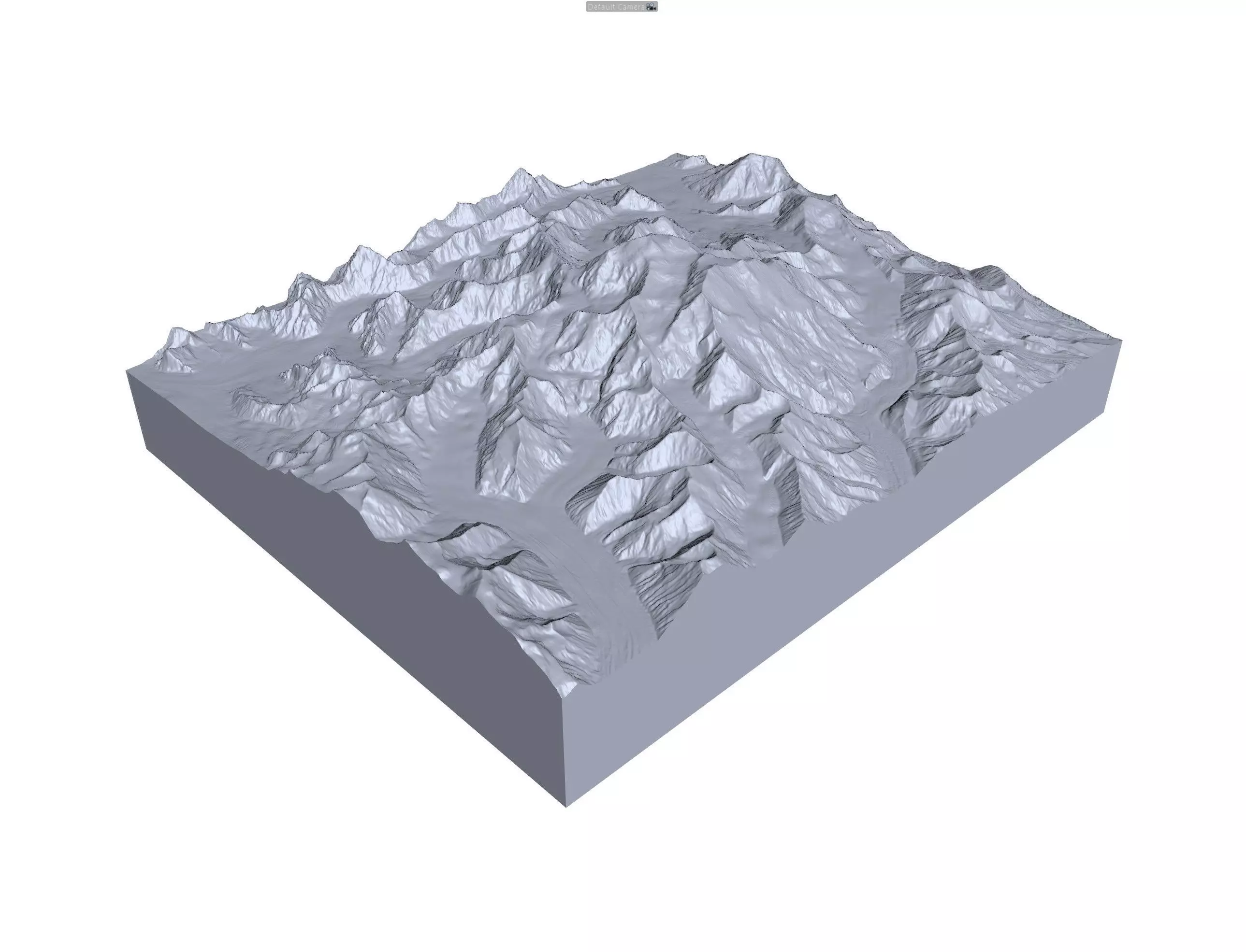 Denali Mountain Alaska USA 3D model_9