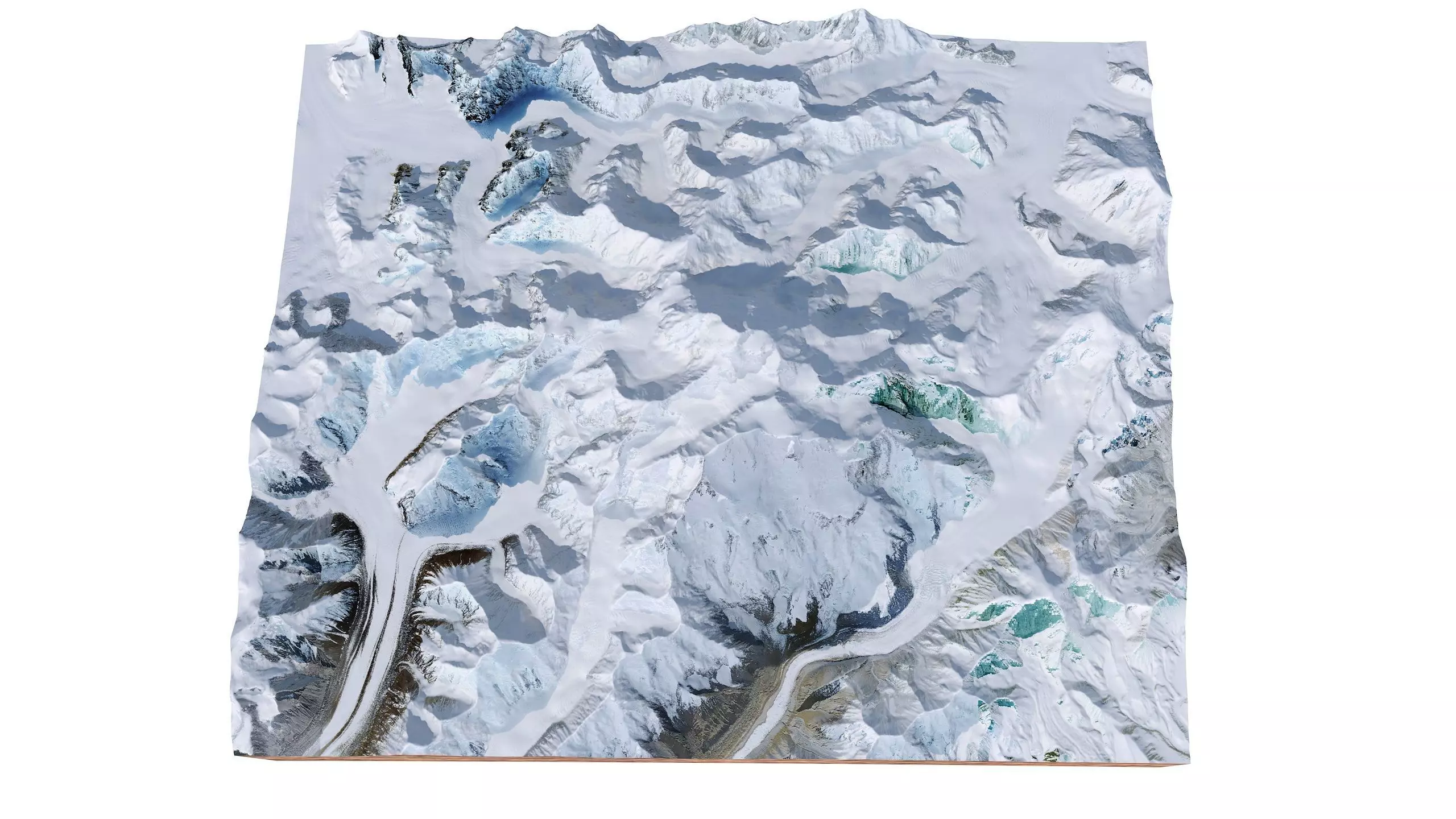 Denali Mountain Alaska USA 3D model_7