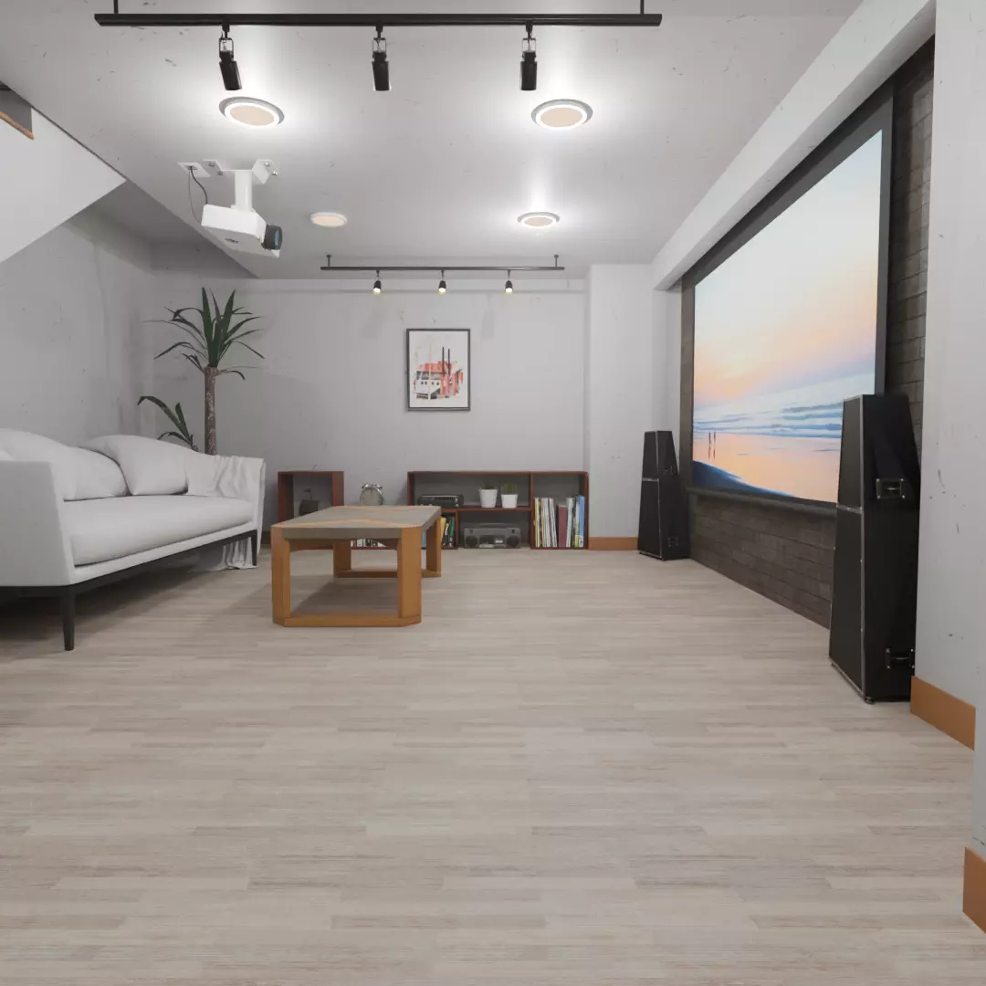 The underground theater room 3D model_6