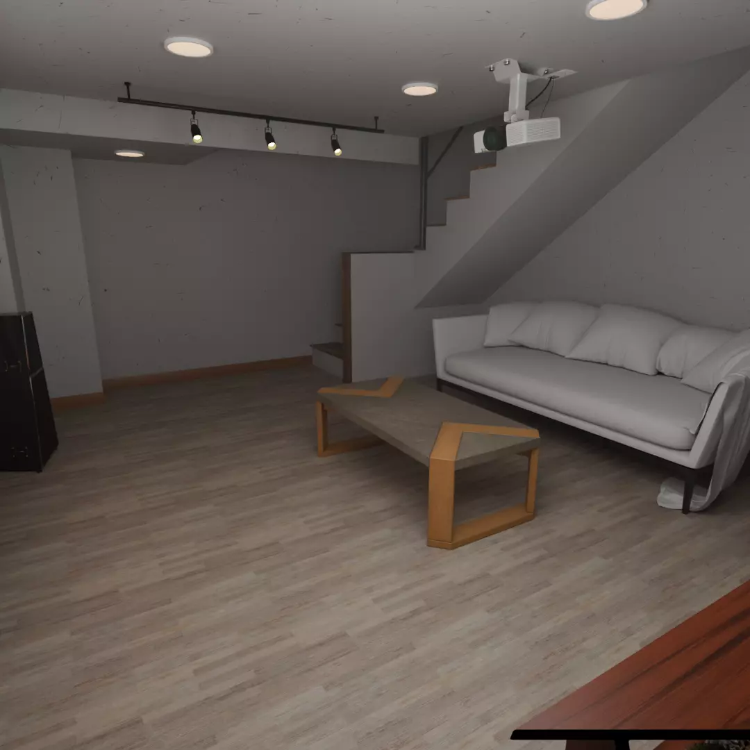 The underground theater room 3D model_4