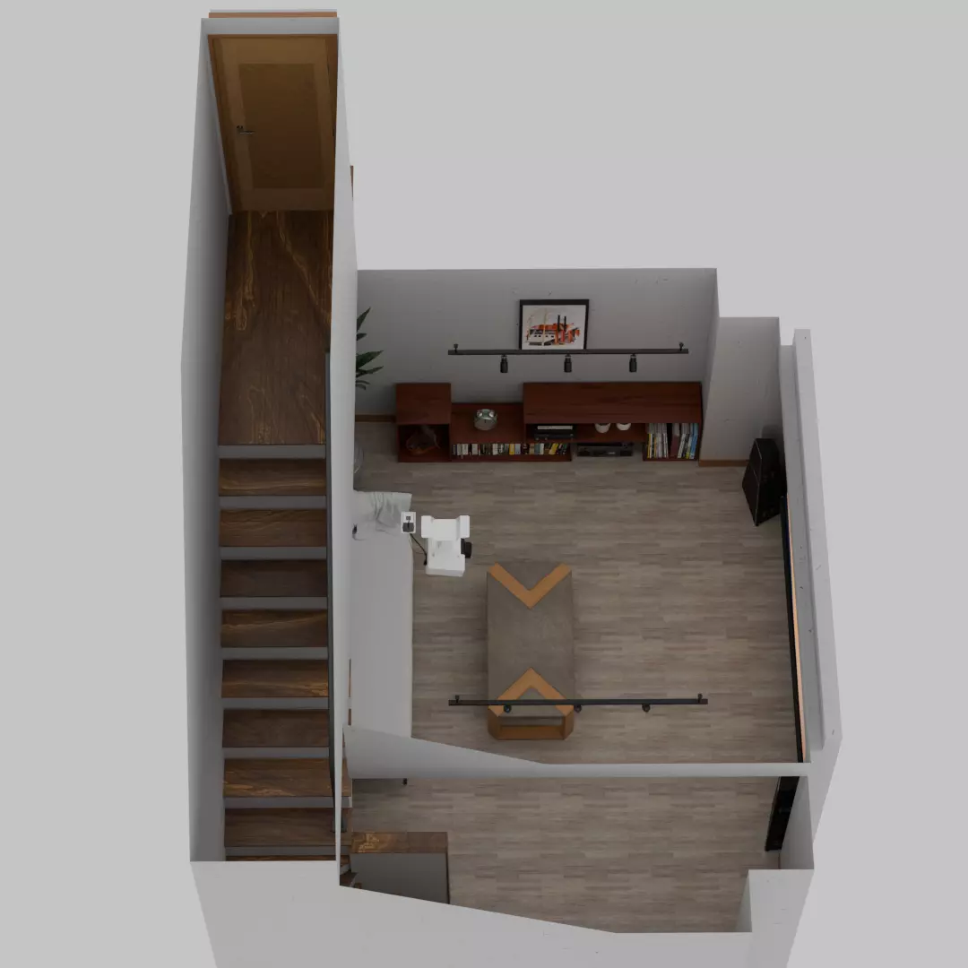 The underground theater room 3D model_8