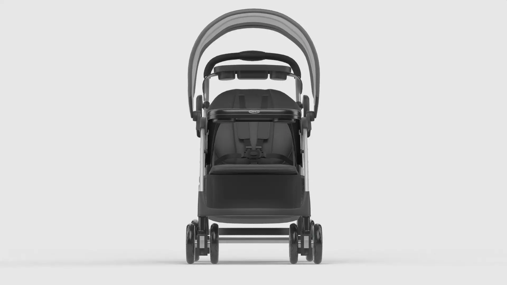 Baby stroller 3D model 3D model_1