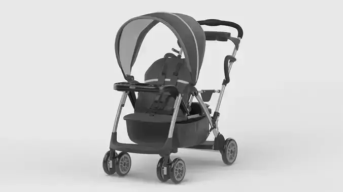 Baby stroller 3D model