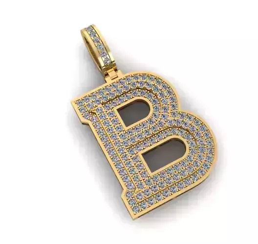 Letter B Pendant
