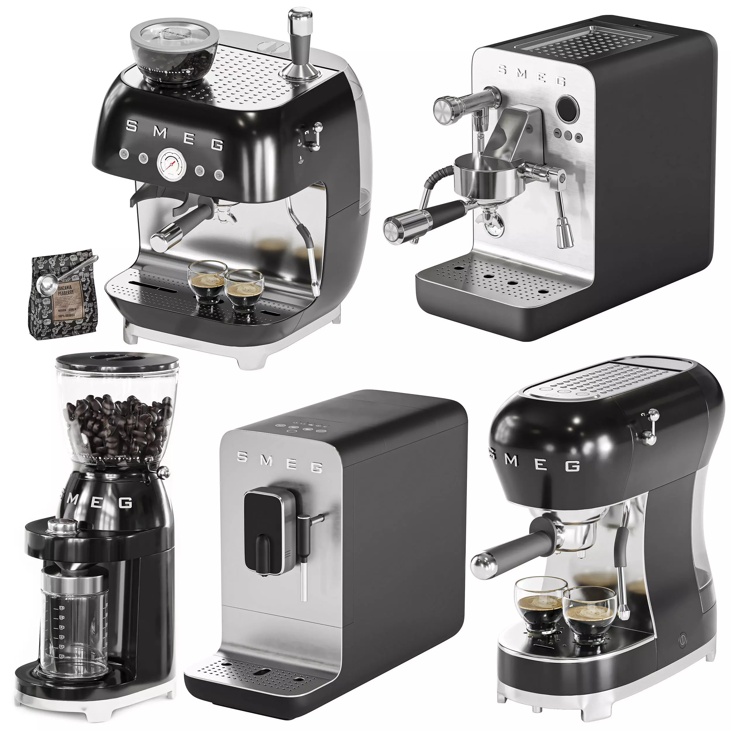 kitchen appliance17 SMEG collections 3D model_0