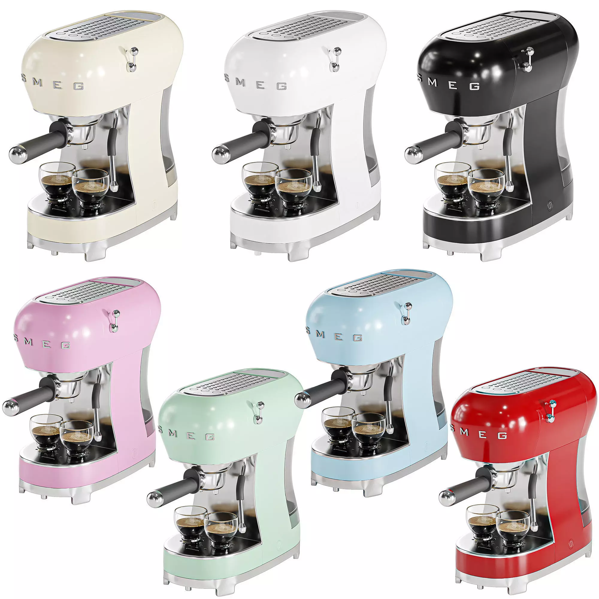 kitchen appliance17 SMEG collections 3D model_3