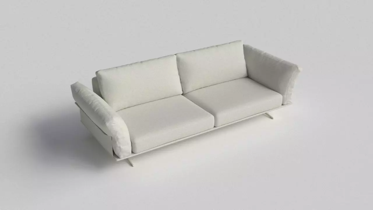 Slow sofa  3D model_1