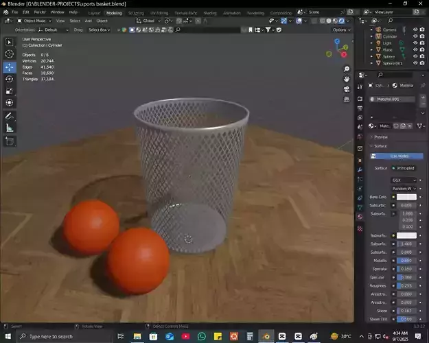 Metal Mesh Basketball Storage Bucket