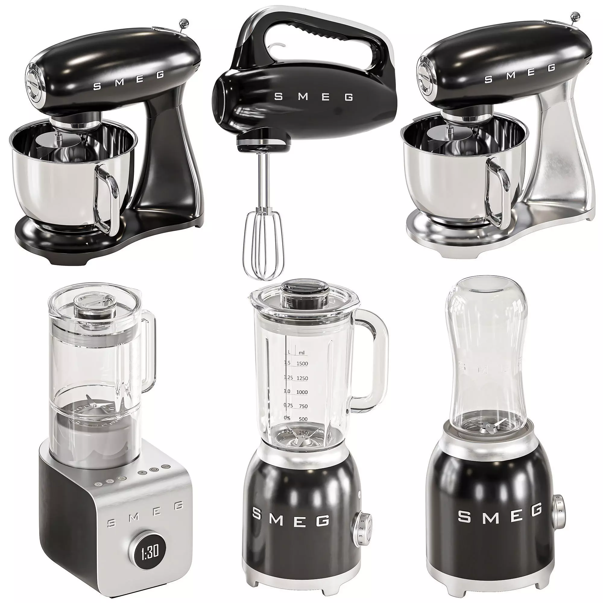 kitchen appliance19 SMEG collections 3D model_0