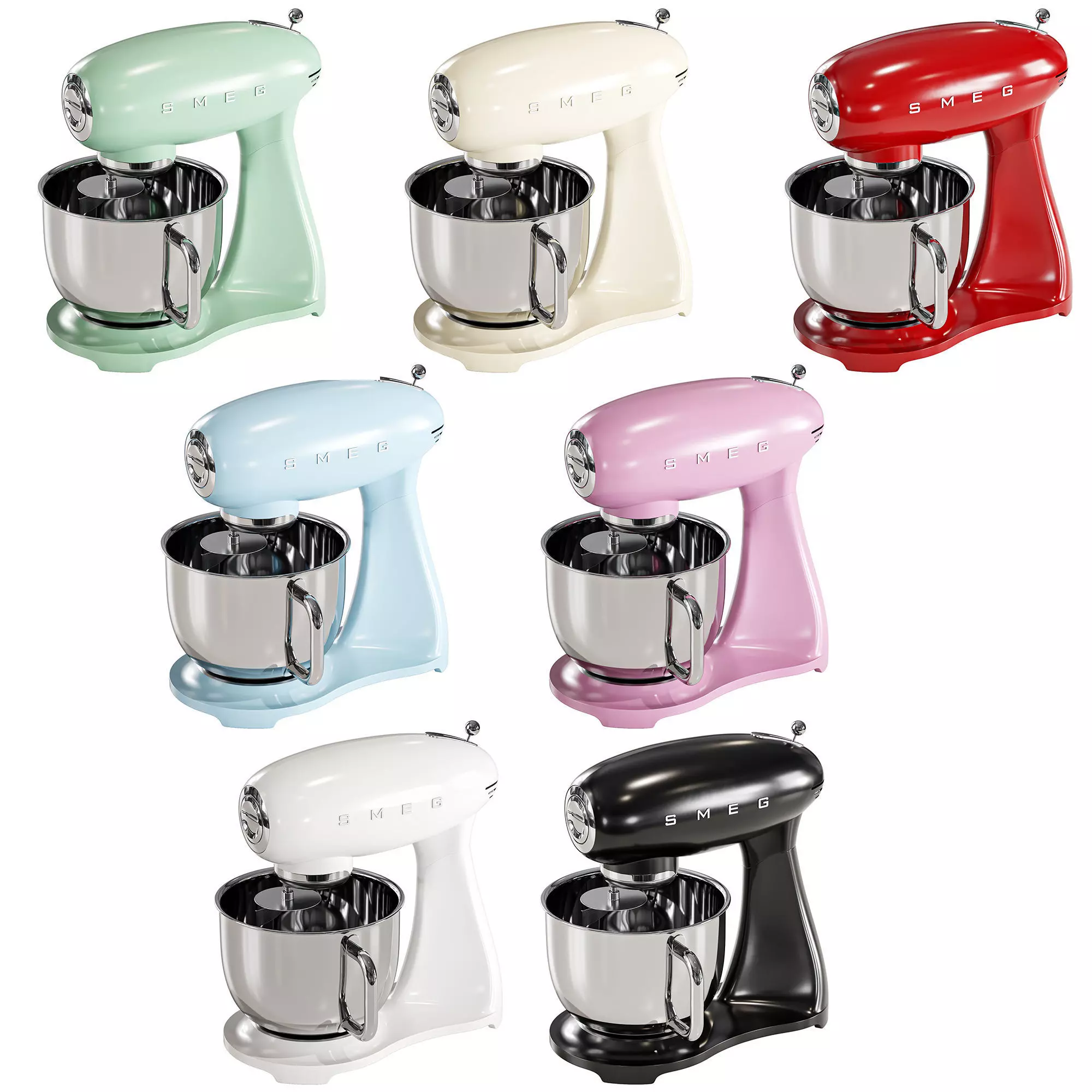 kitchen appliance19 SMEG collections 3D model_3