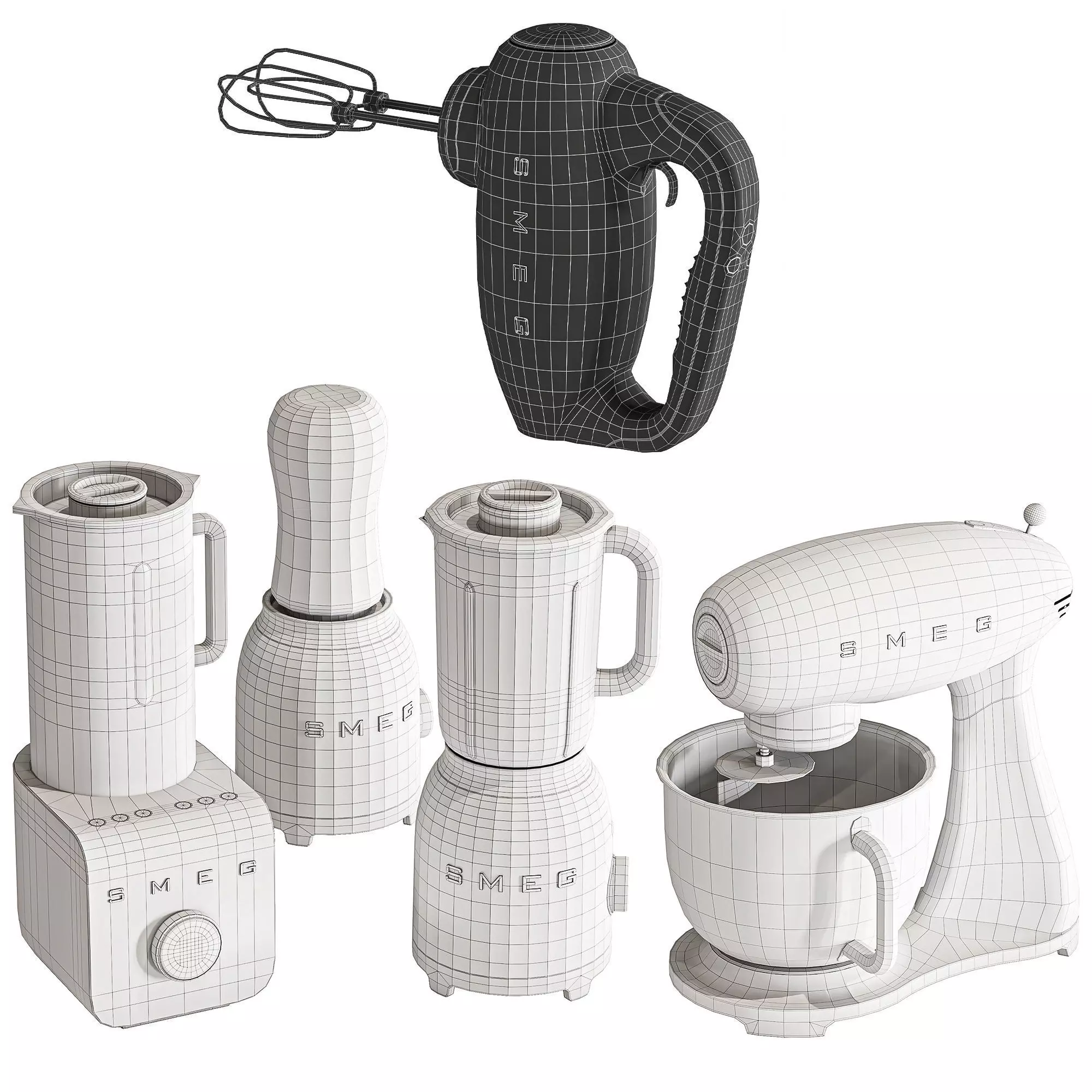 kitchen appliance19 SMEG collections 3D model_5