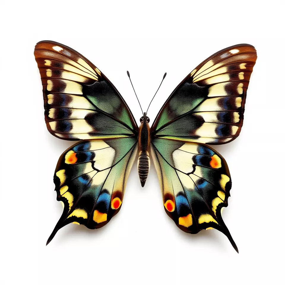 Vibrant Butterfly Wings model pack Low-poly 3D model_3