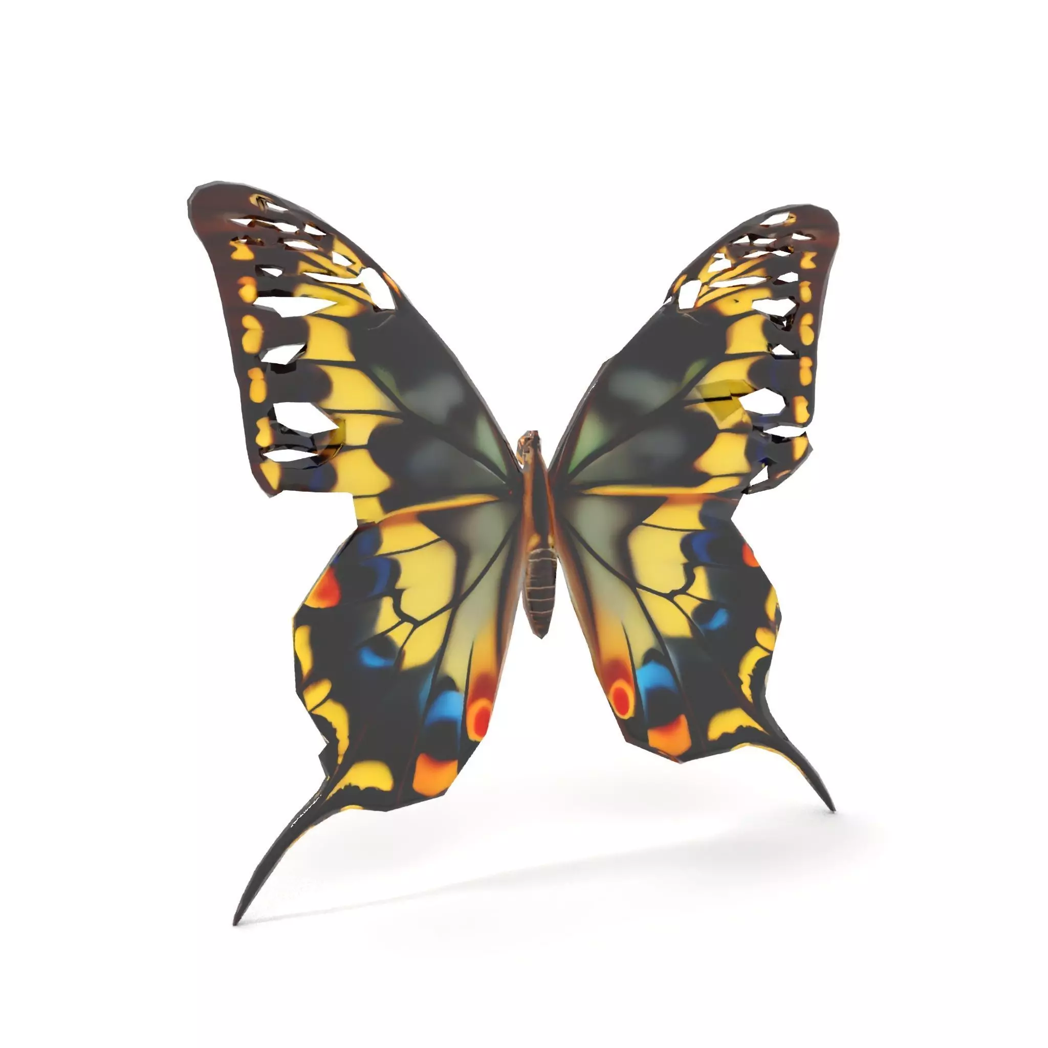 Vibrant Butterfly Wings model pack Low-poly 3D model_18