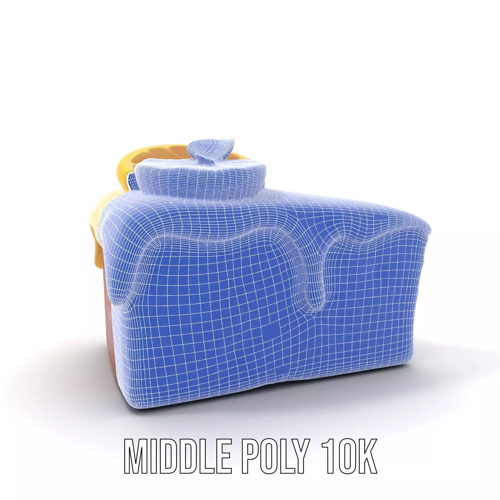 Lemon Slice Cake model pack Low-poly 3D model_16