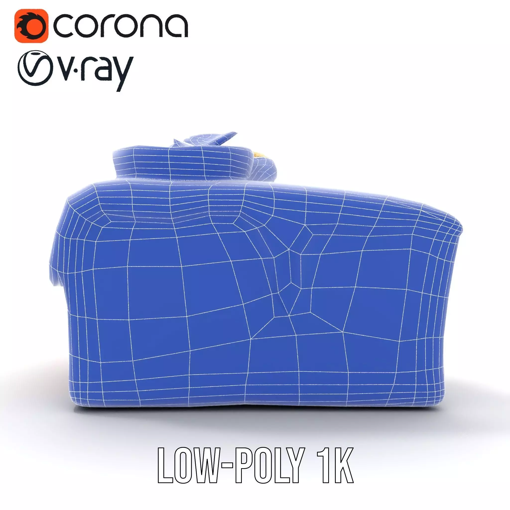 Lemon Slice Cake model pack Low-poly 3D model_14