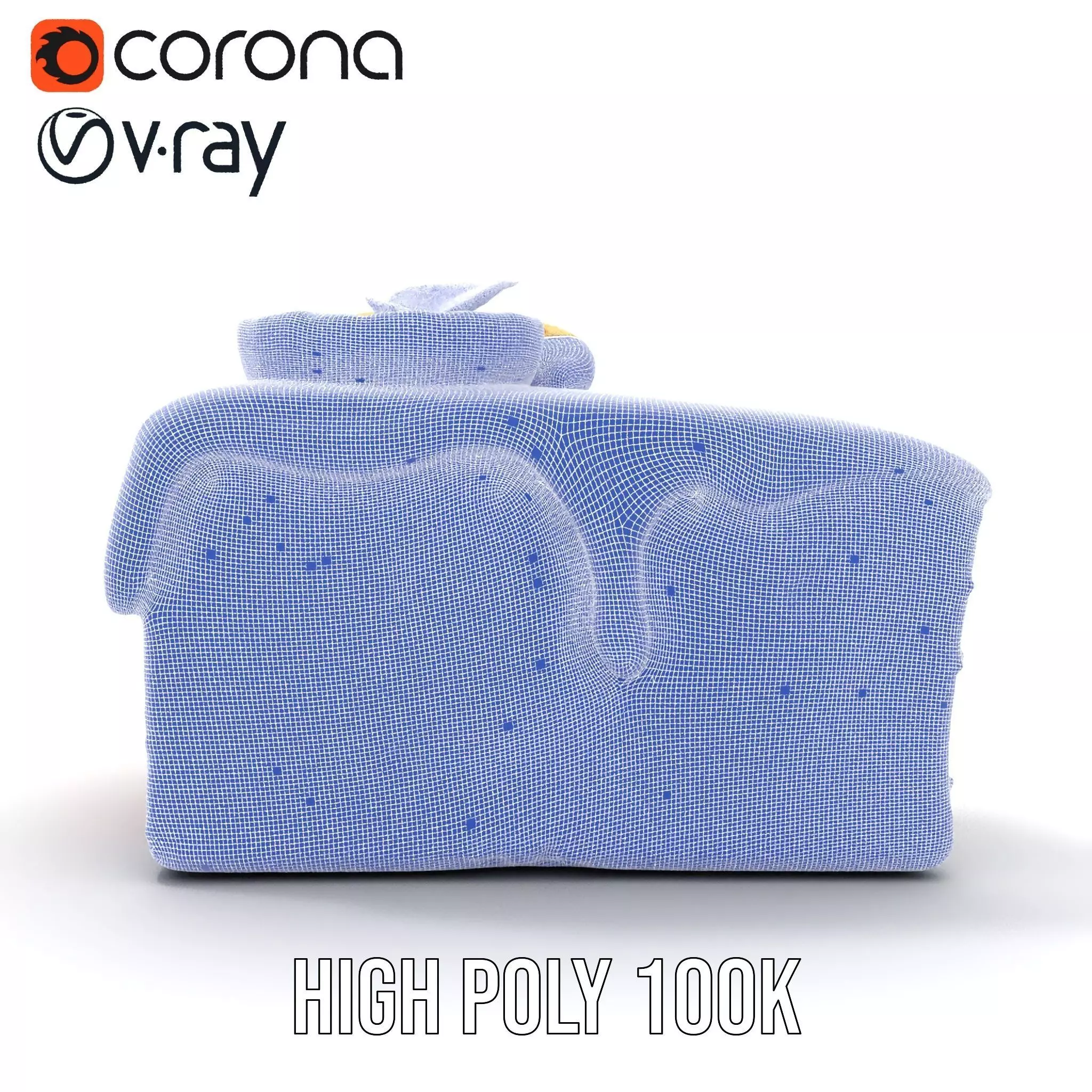 Lemon Slice Cake model pack Low-poly 3D model_34