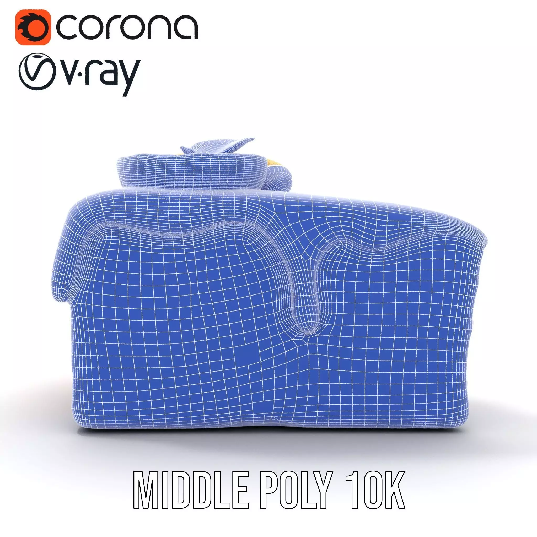 Lemon Slice Cake model pack Low-poly 3D model_27