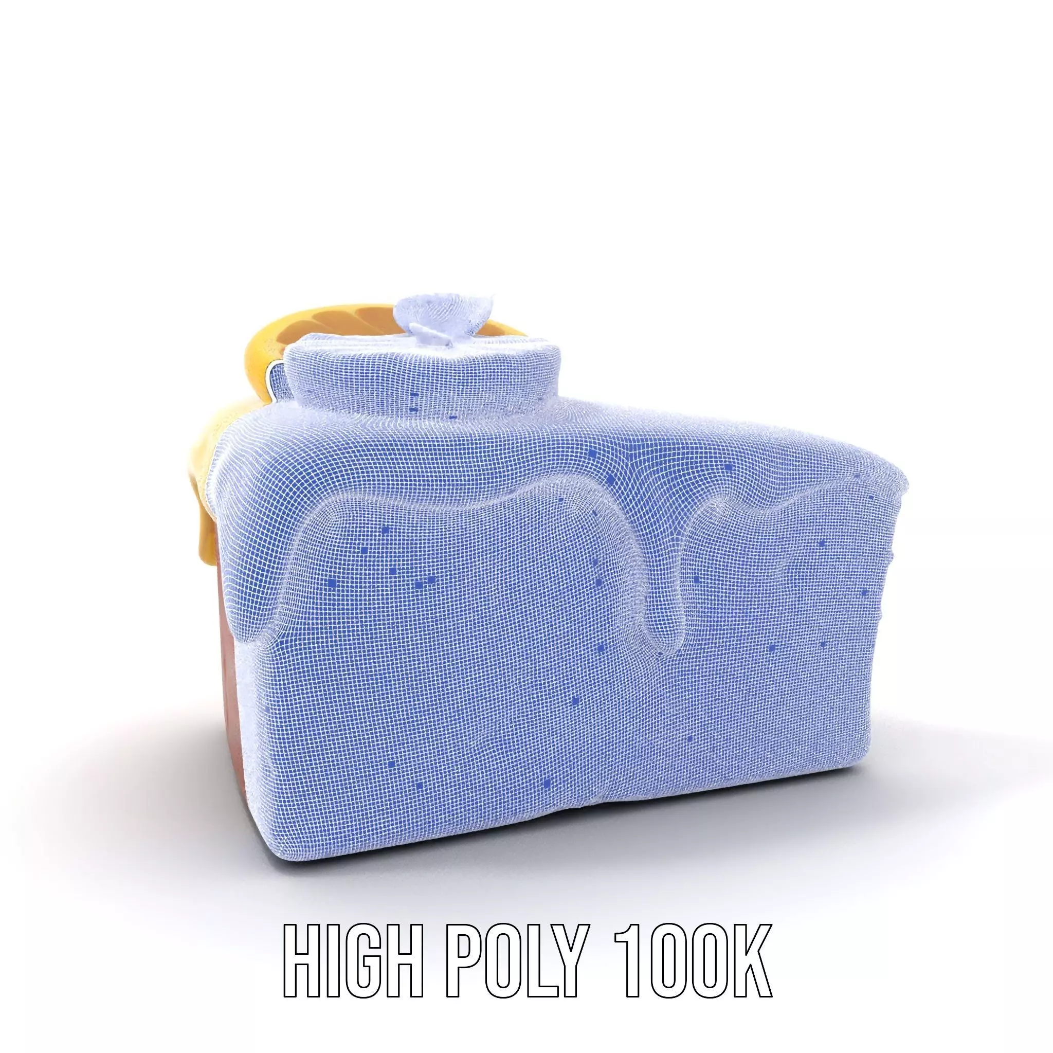 Lemon Slice Cake model pack Low-poly 3D model_4