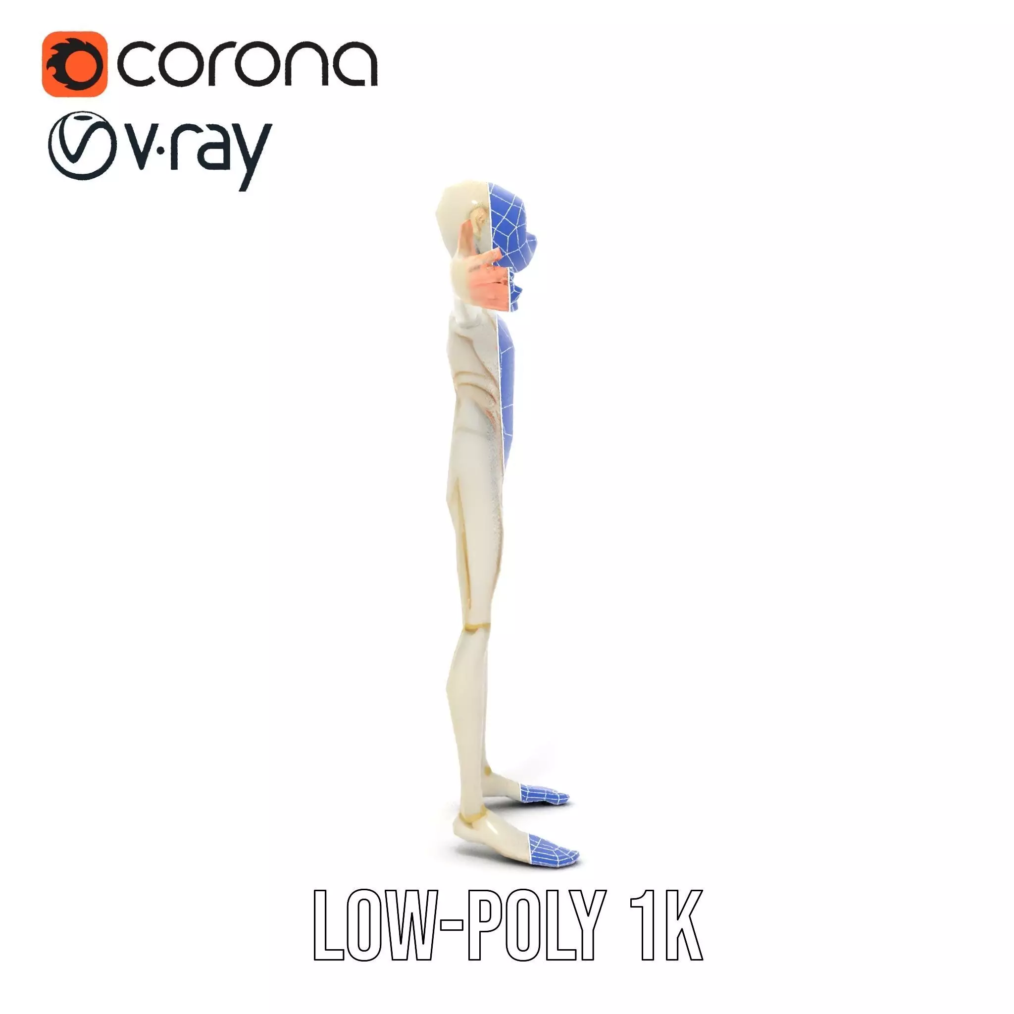 Alien Character model pack Low-poly 3D model_17