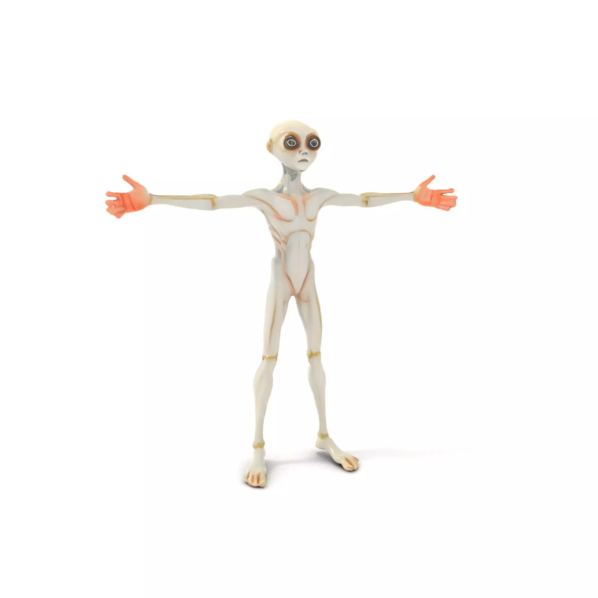 Alien Character model pack Low-poly 3D model_0
