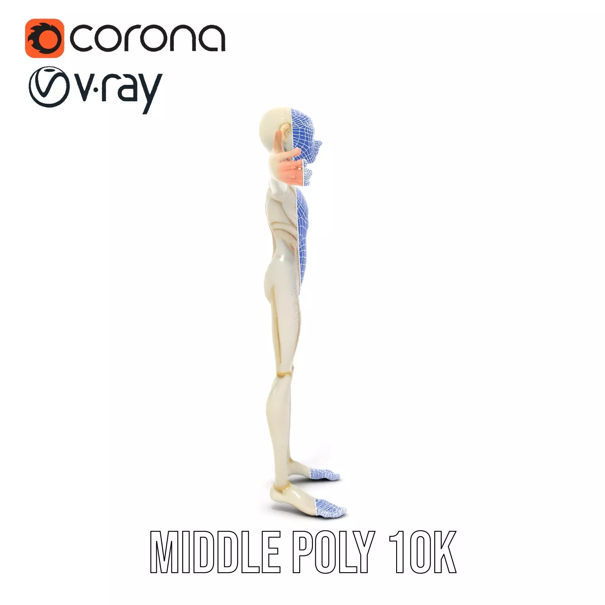 Alien Character model pack Low-poly 3D model_28