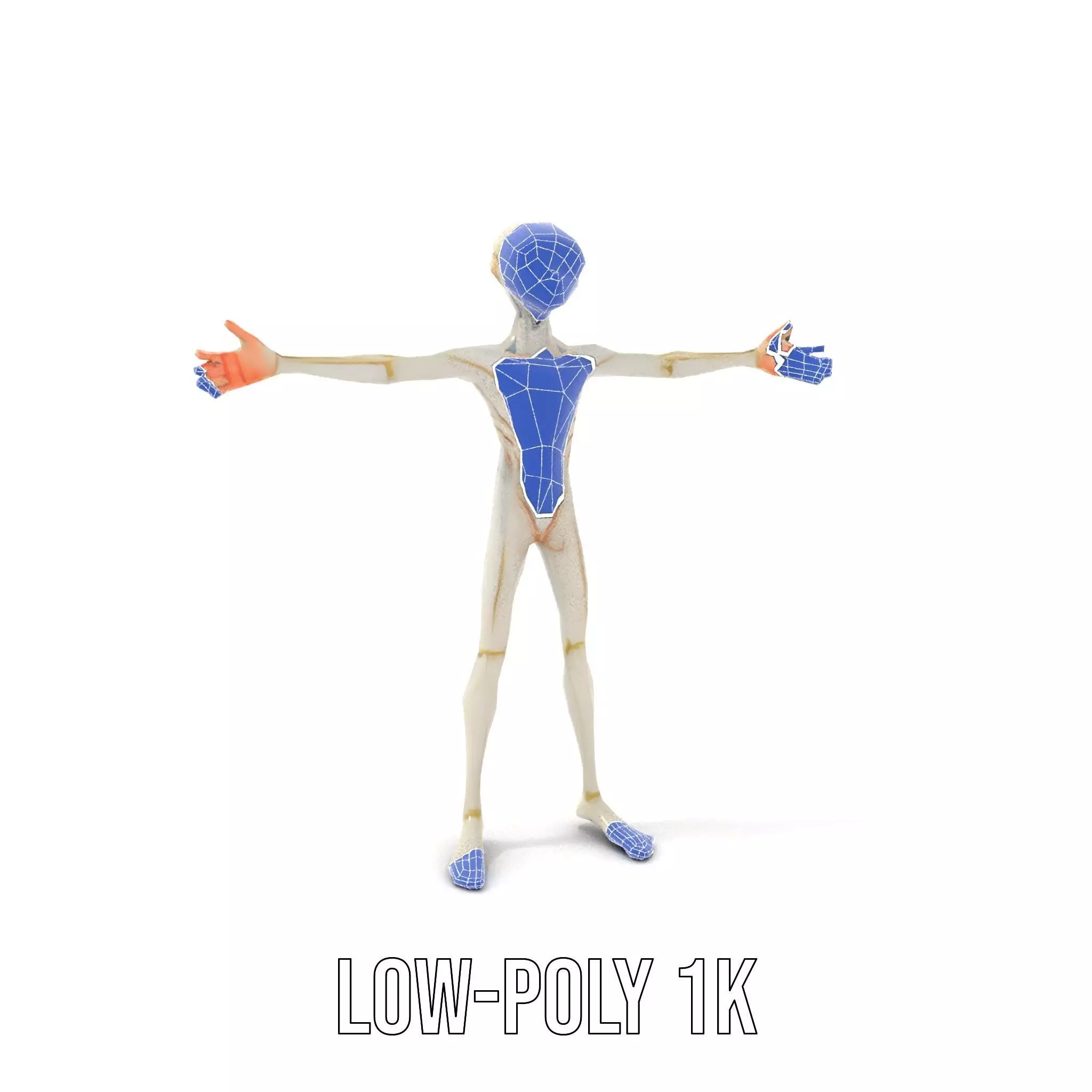 Alien Character model pack Low-poly 3D model_26