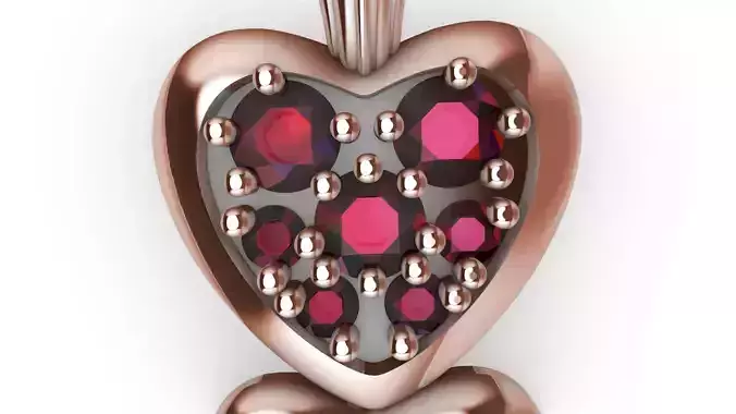 Family Heart pendant