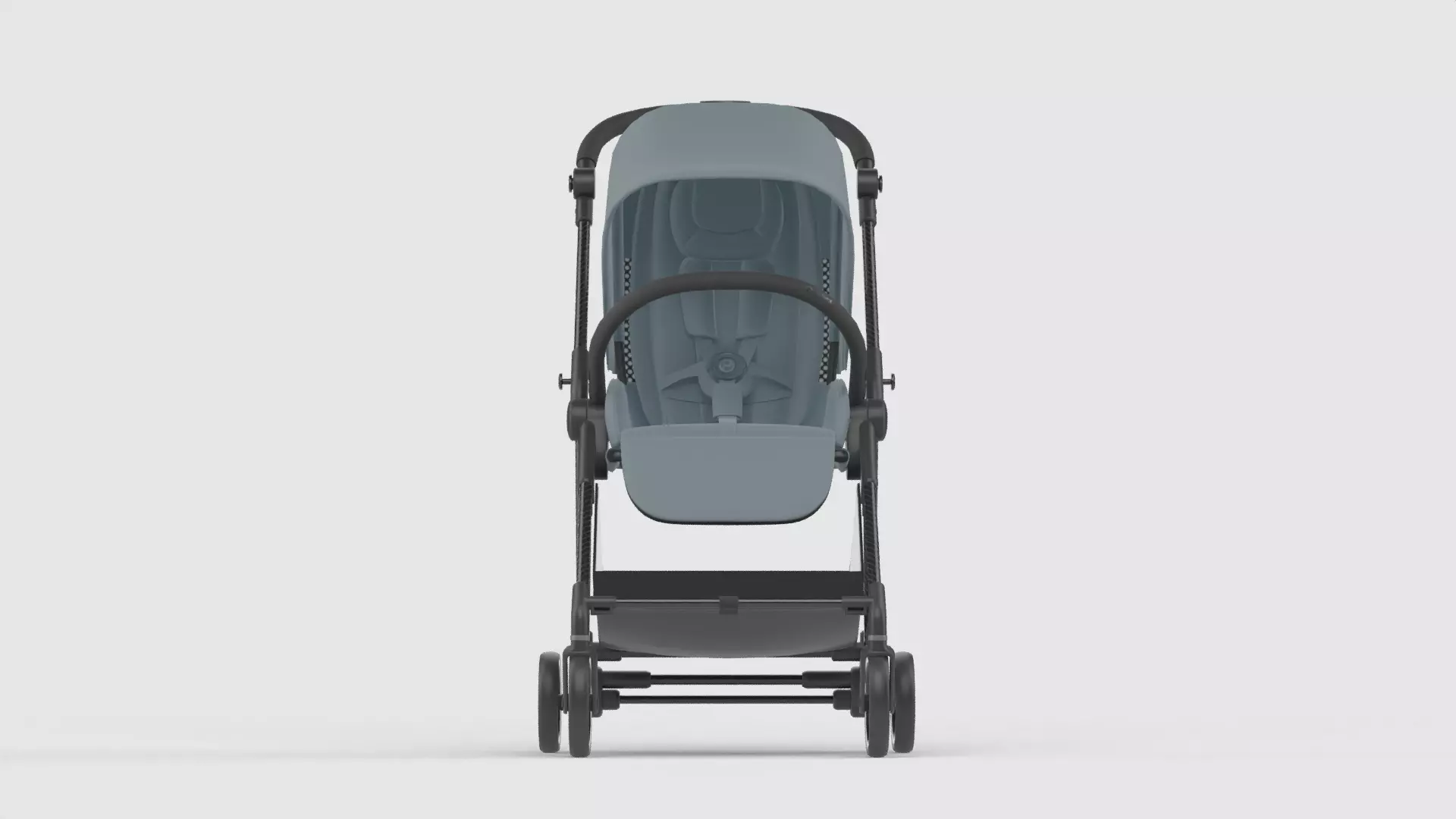 Baby stroller 3D model 3D model_1