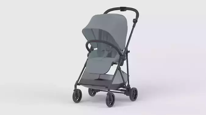 Baby stroller 3D model 3D model Baby stroller 3D model 3D model
