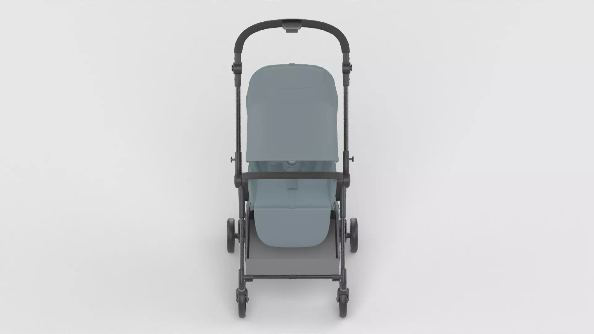 Baby stroller 3D model 3D model_2