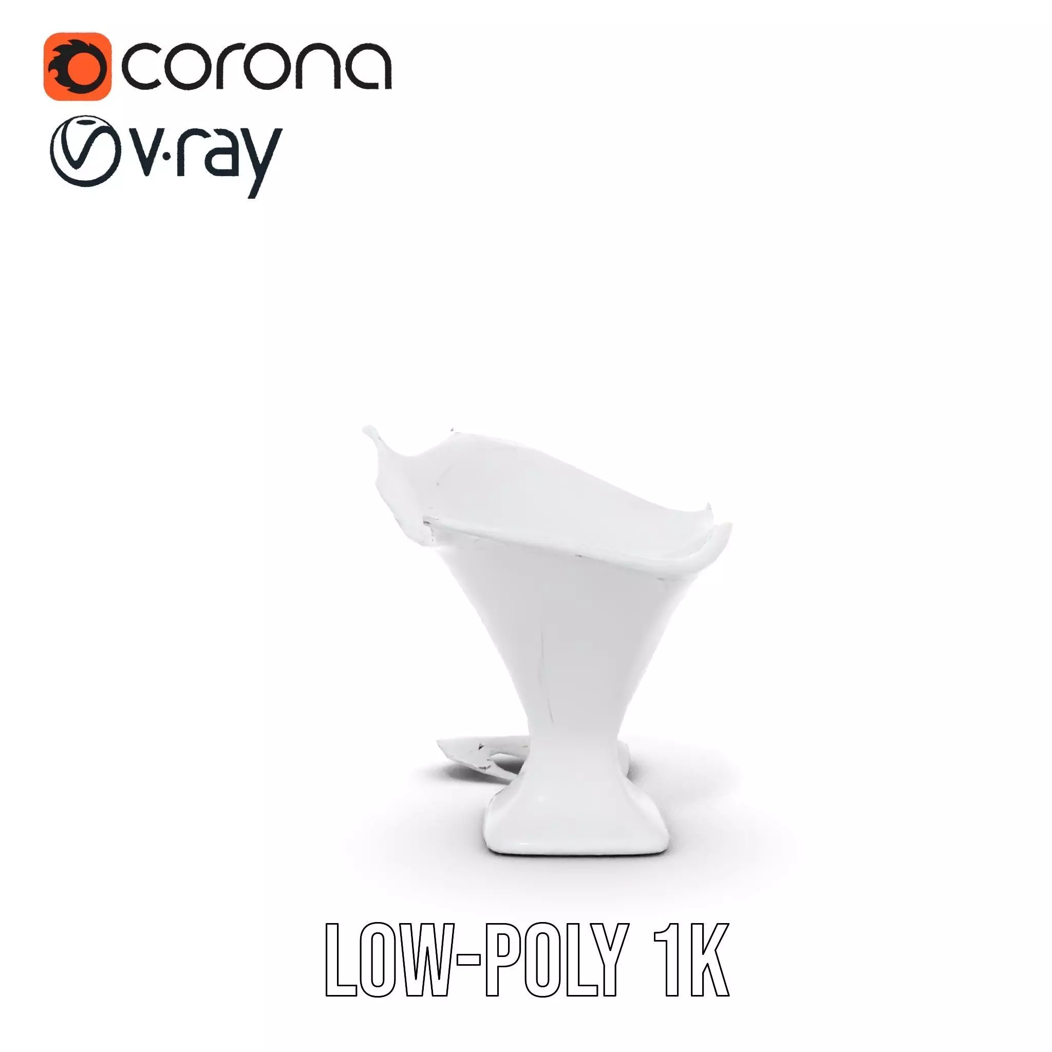 Crystal Splash Glass model pack Low-poly 3D model_20