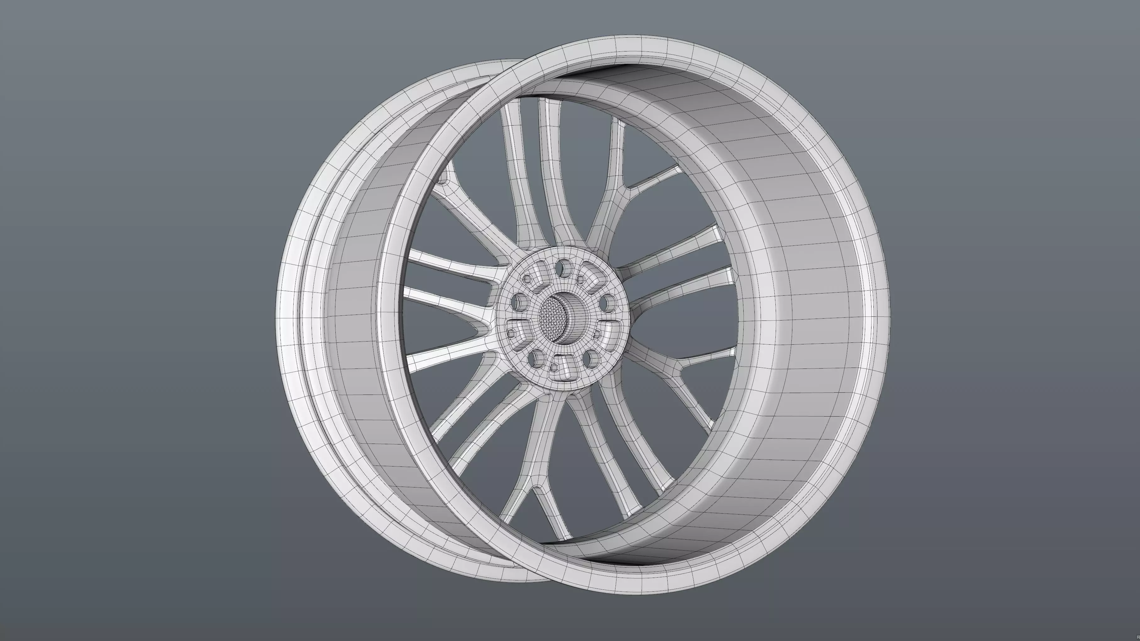 BBS RE-X Low-poly 3D model_26