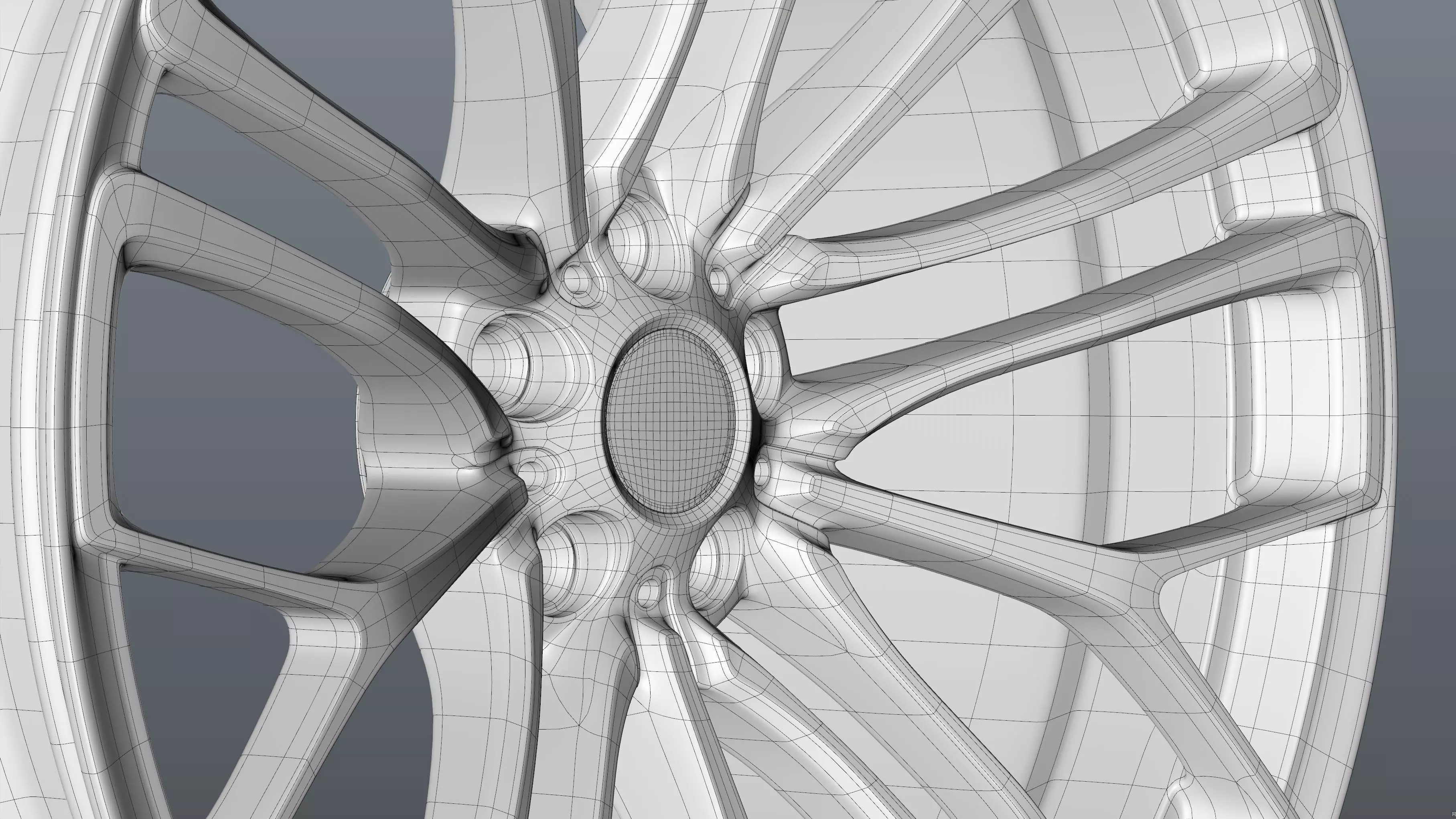 BBS RE-X Low-poly 3D model_31