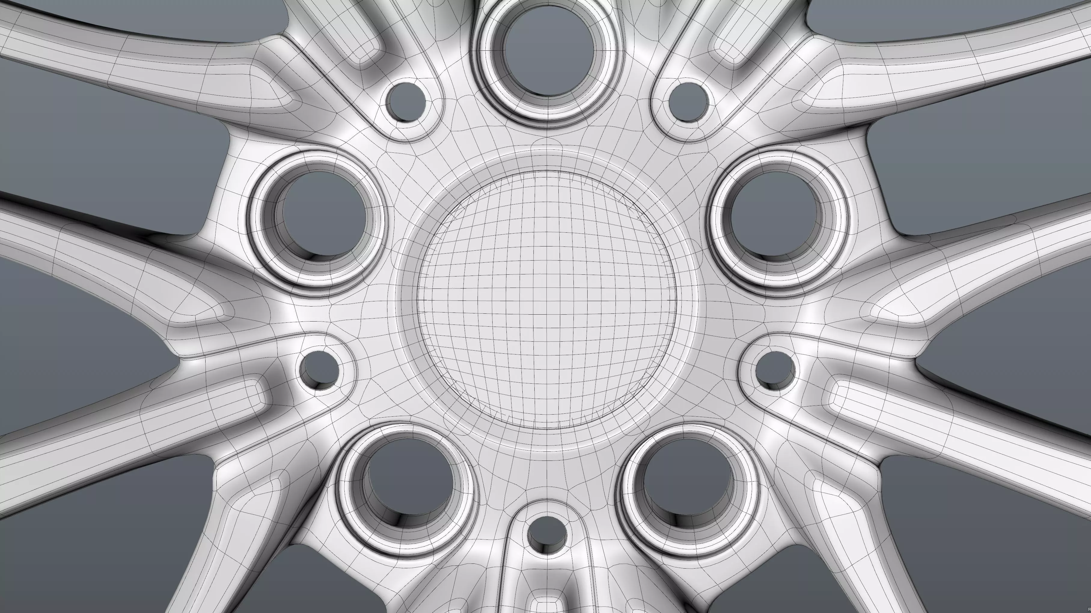 BBS RE-X Low-poly 3D model_30