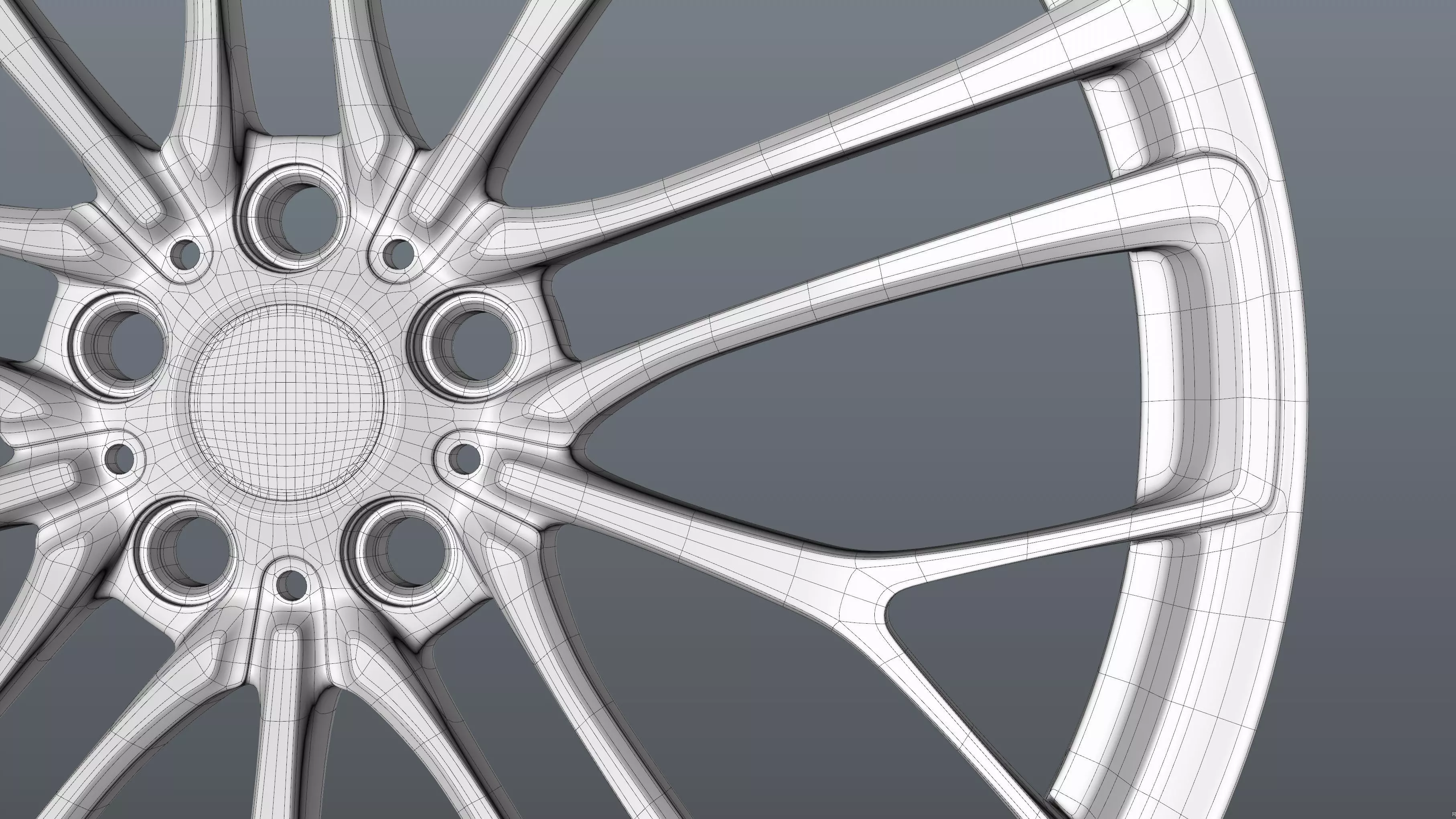 BBS RE-X Low-poly 3D model_33