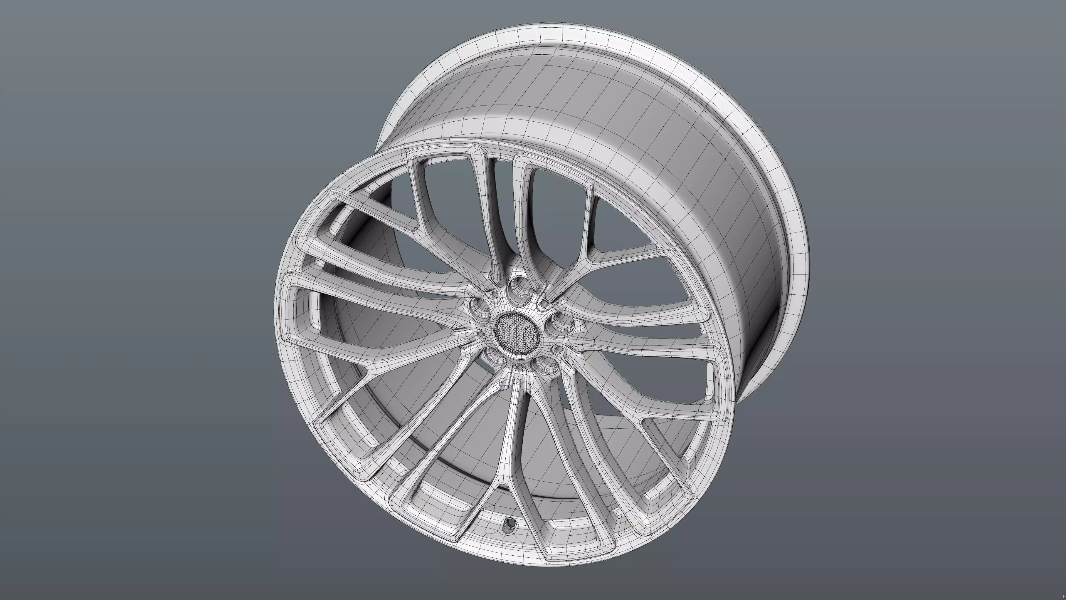 BBS RE-X Low-poly 3D model_25