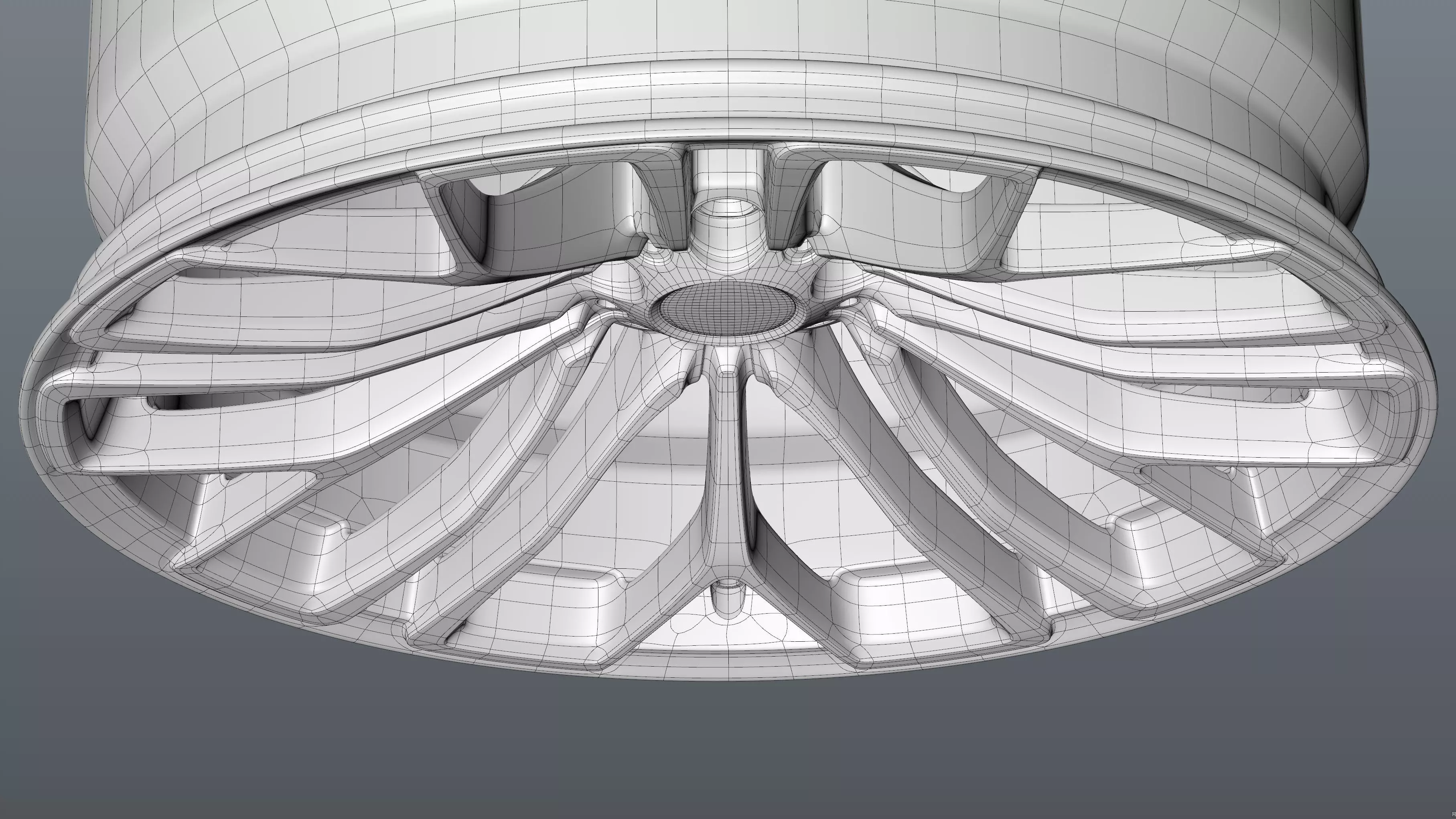 BBS RE-X Low-poly 3D model_32