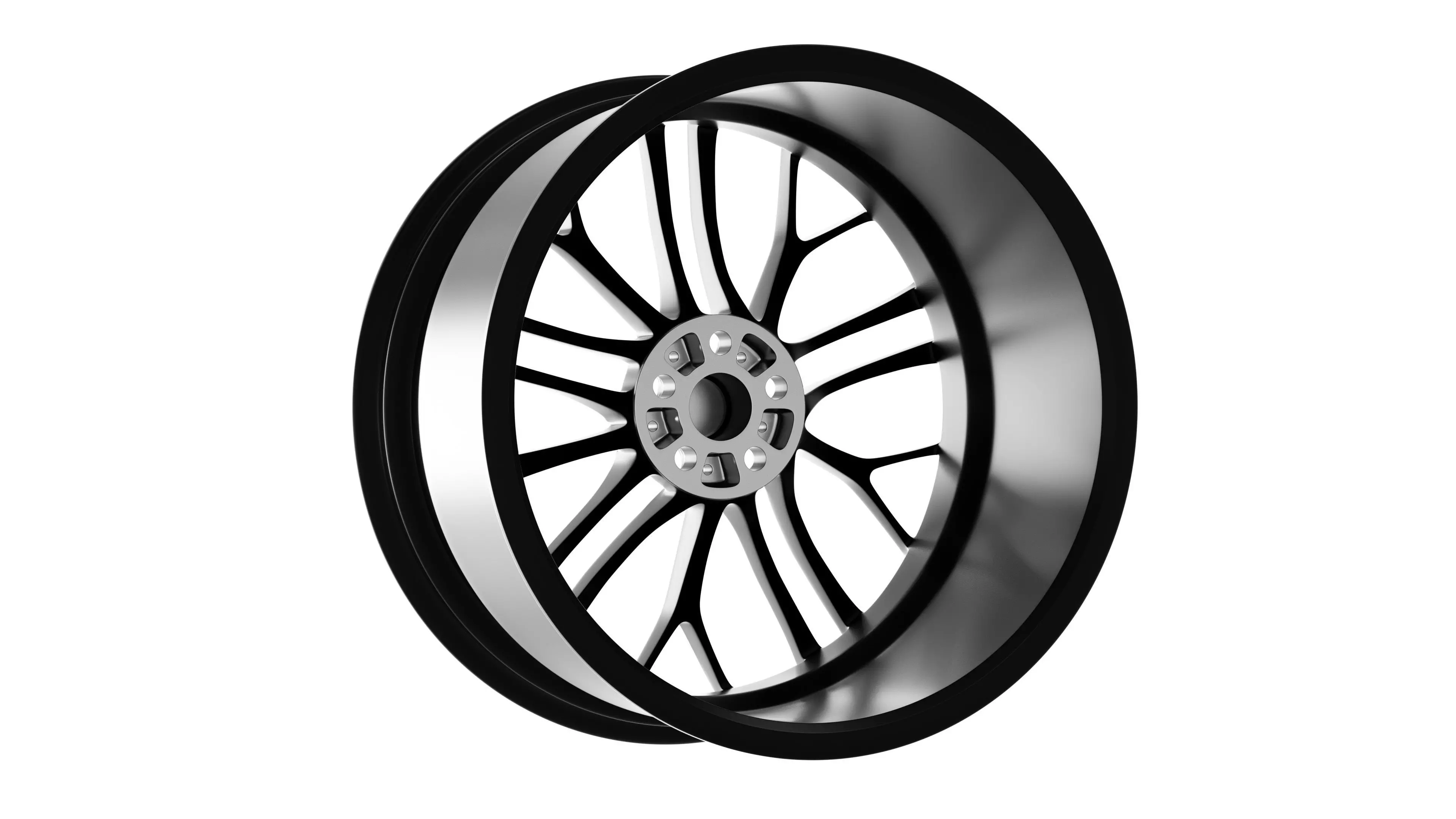 BBS RE-X Low-poly 3D model_4