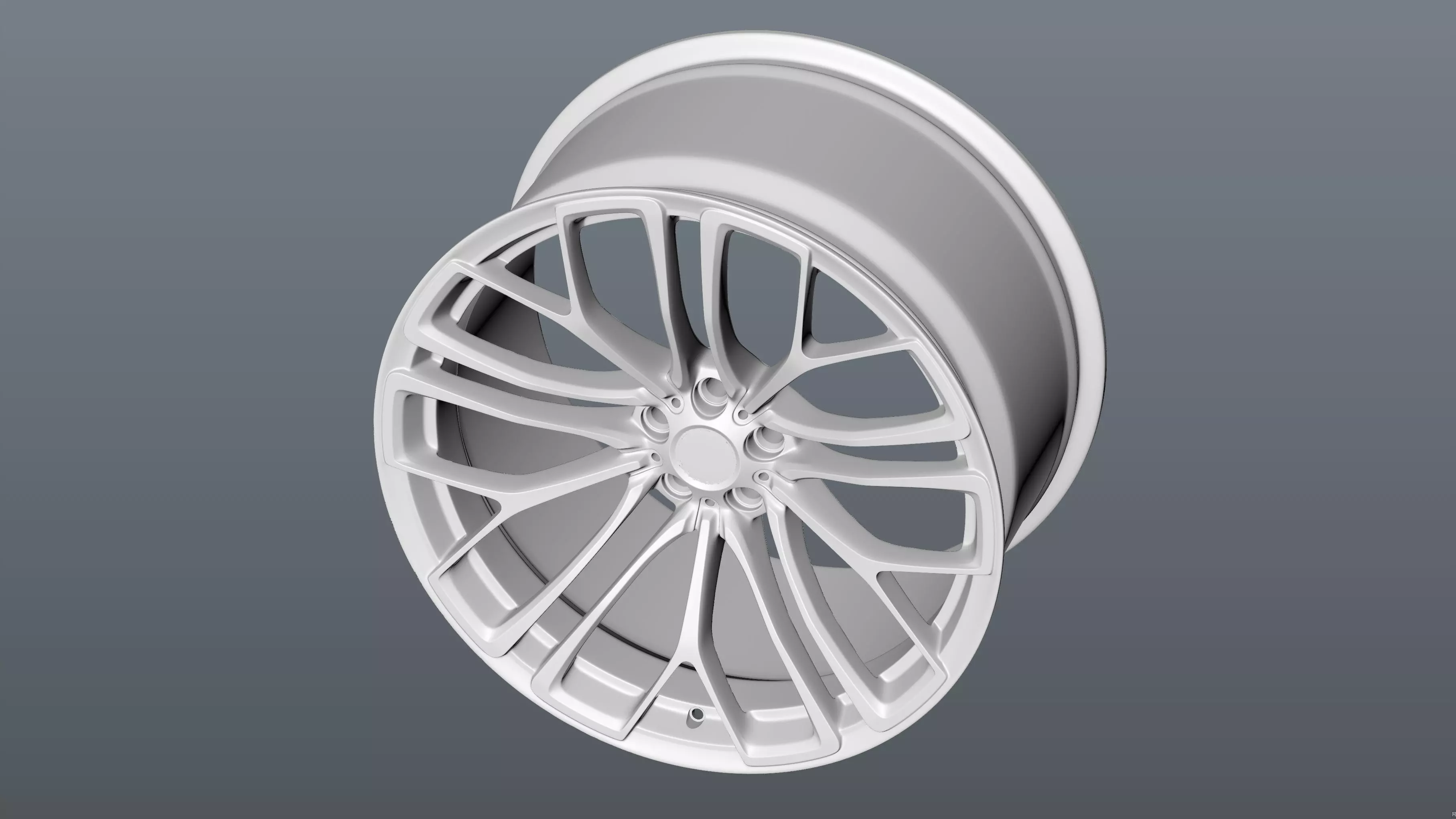 BBS RE-X Low-poly 3D model_14