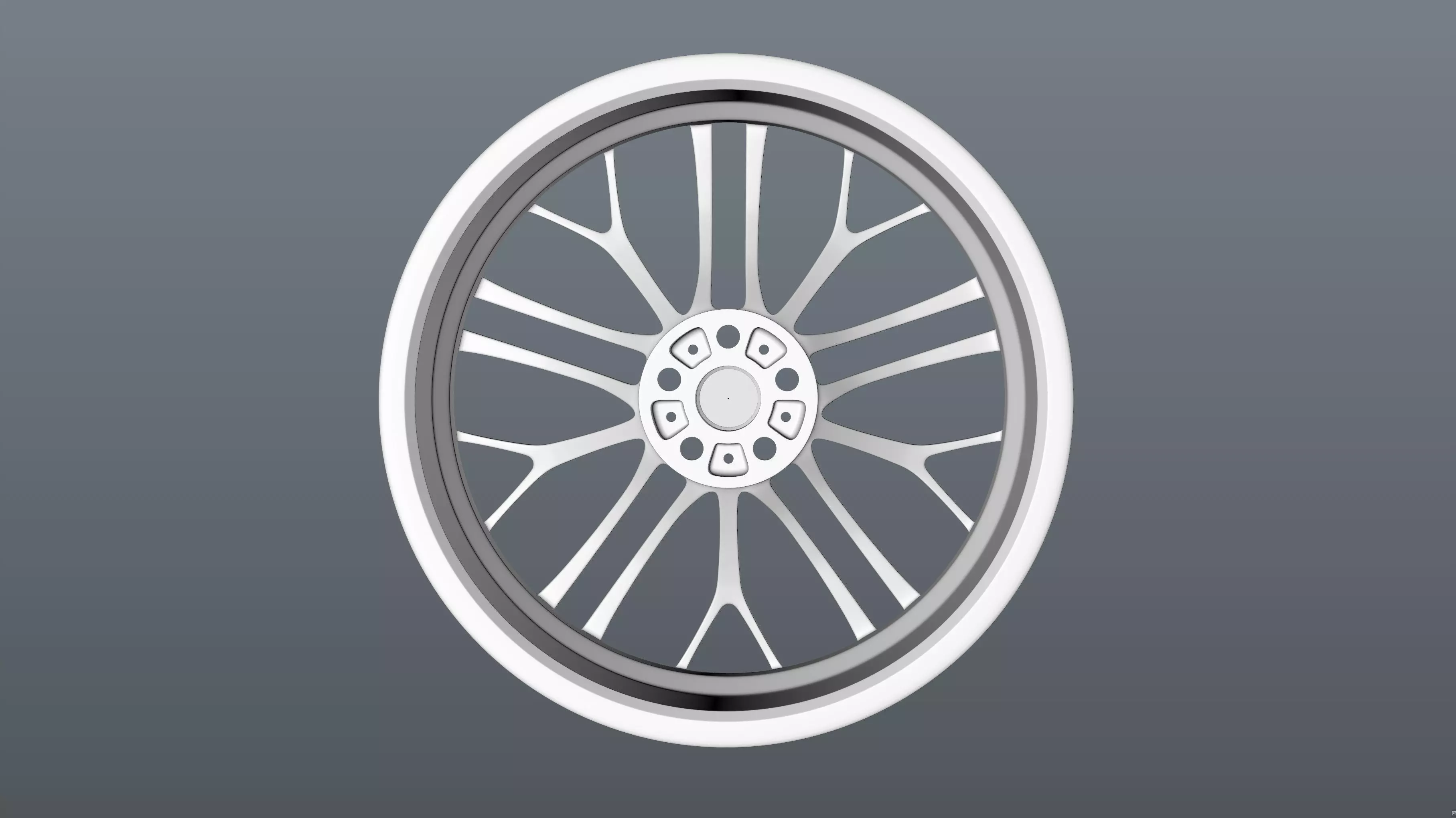 BBS RE-X Low-poly 3D model_16