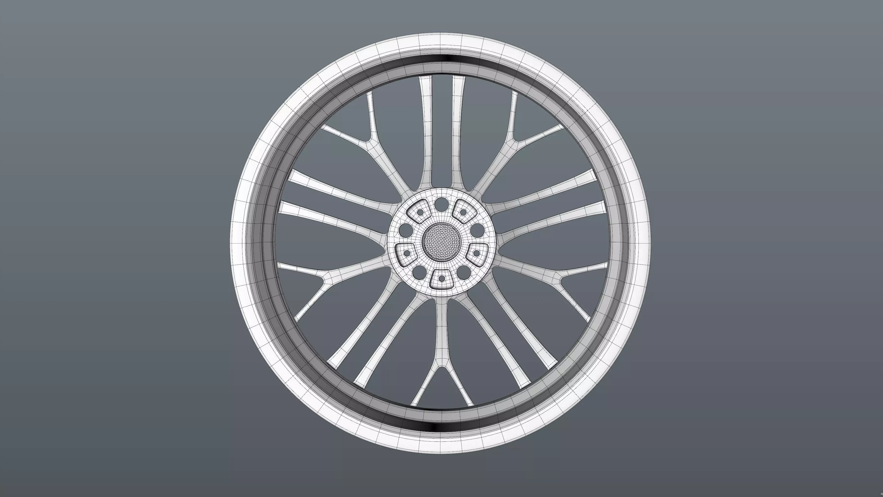 BBS RE-X Low-poly 3D model_27