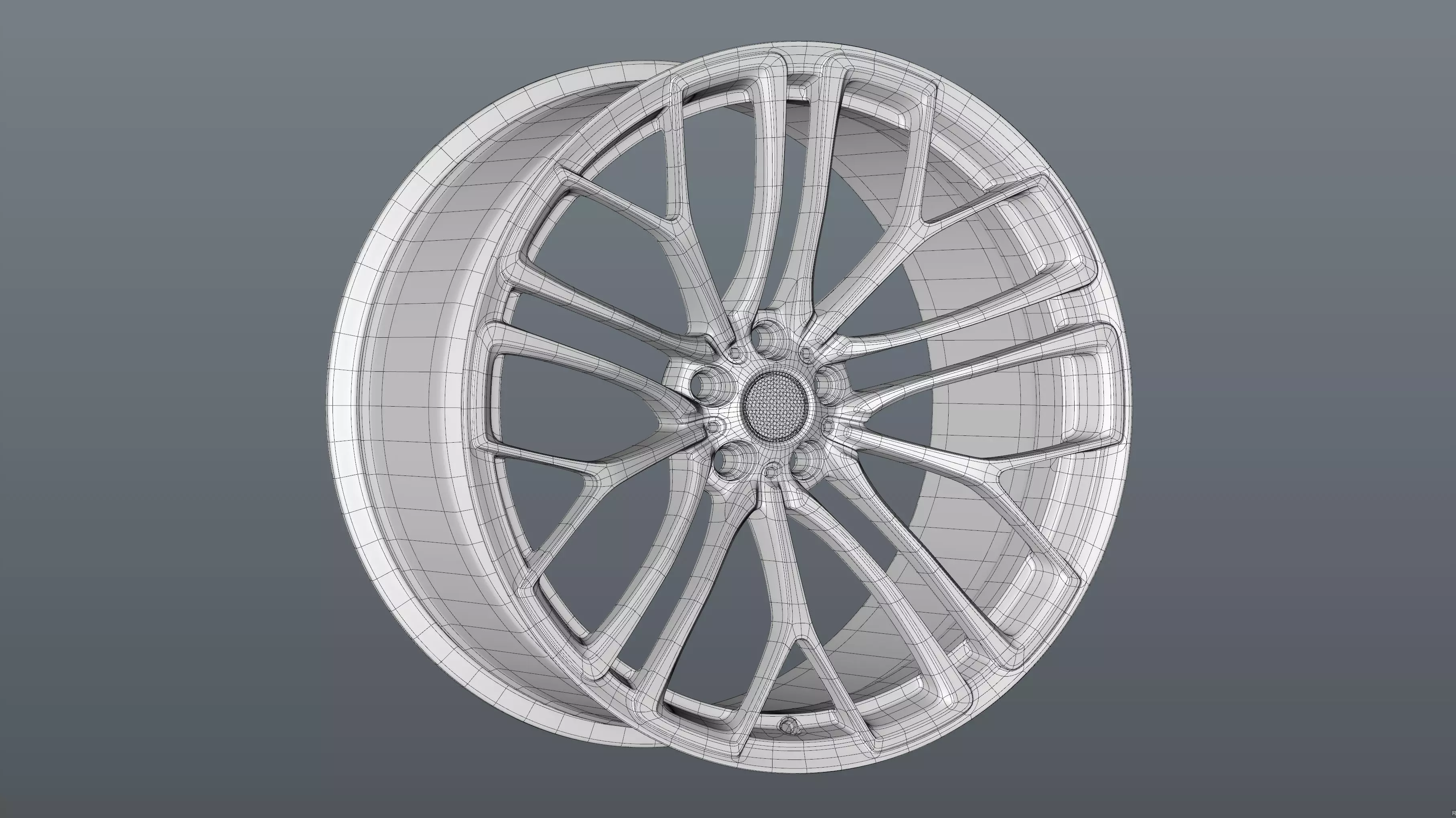 BBS RE-X Low-poly 3D model_23