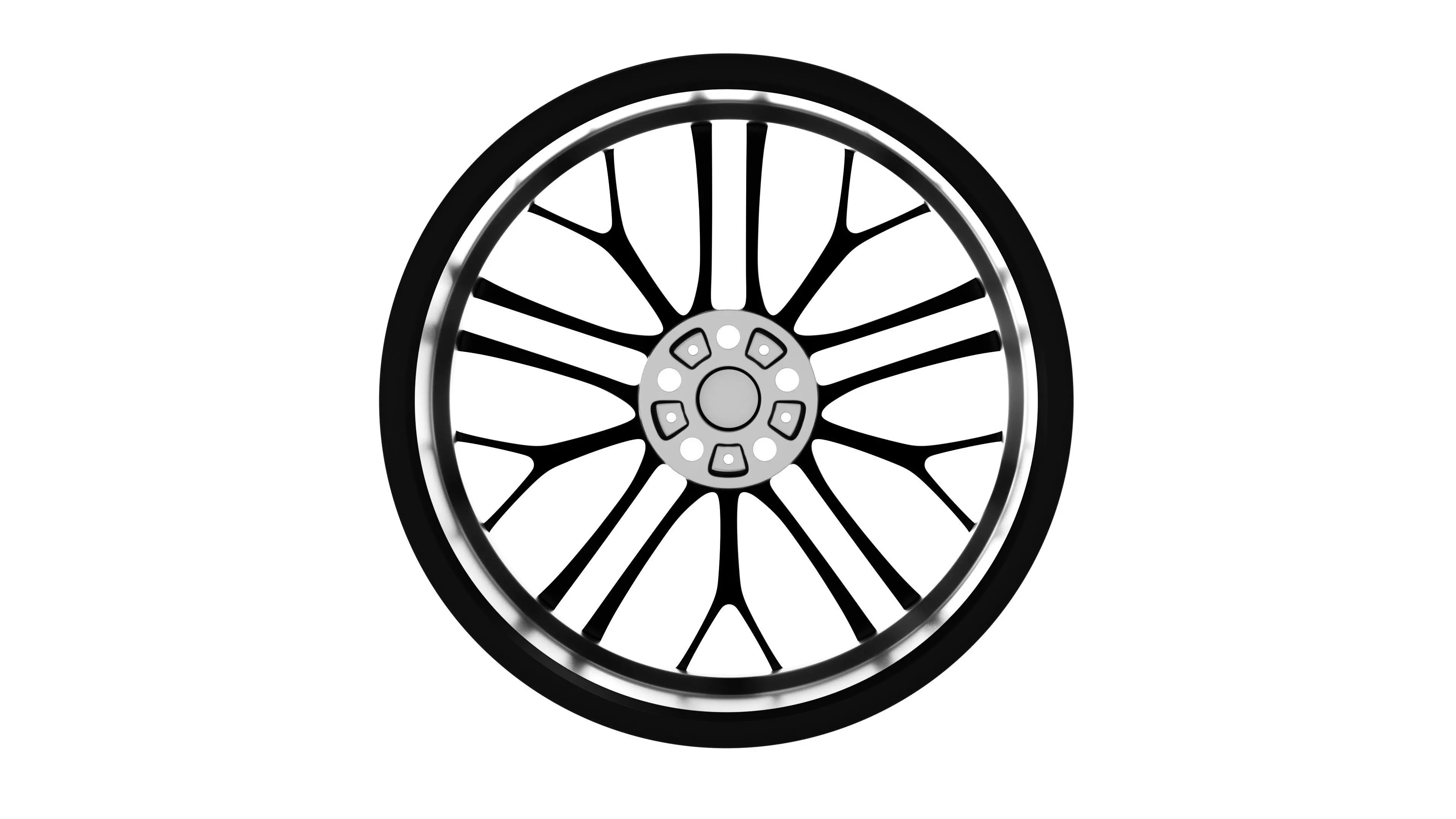 BBS RE-X Low-poly 3D model_5