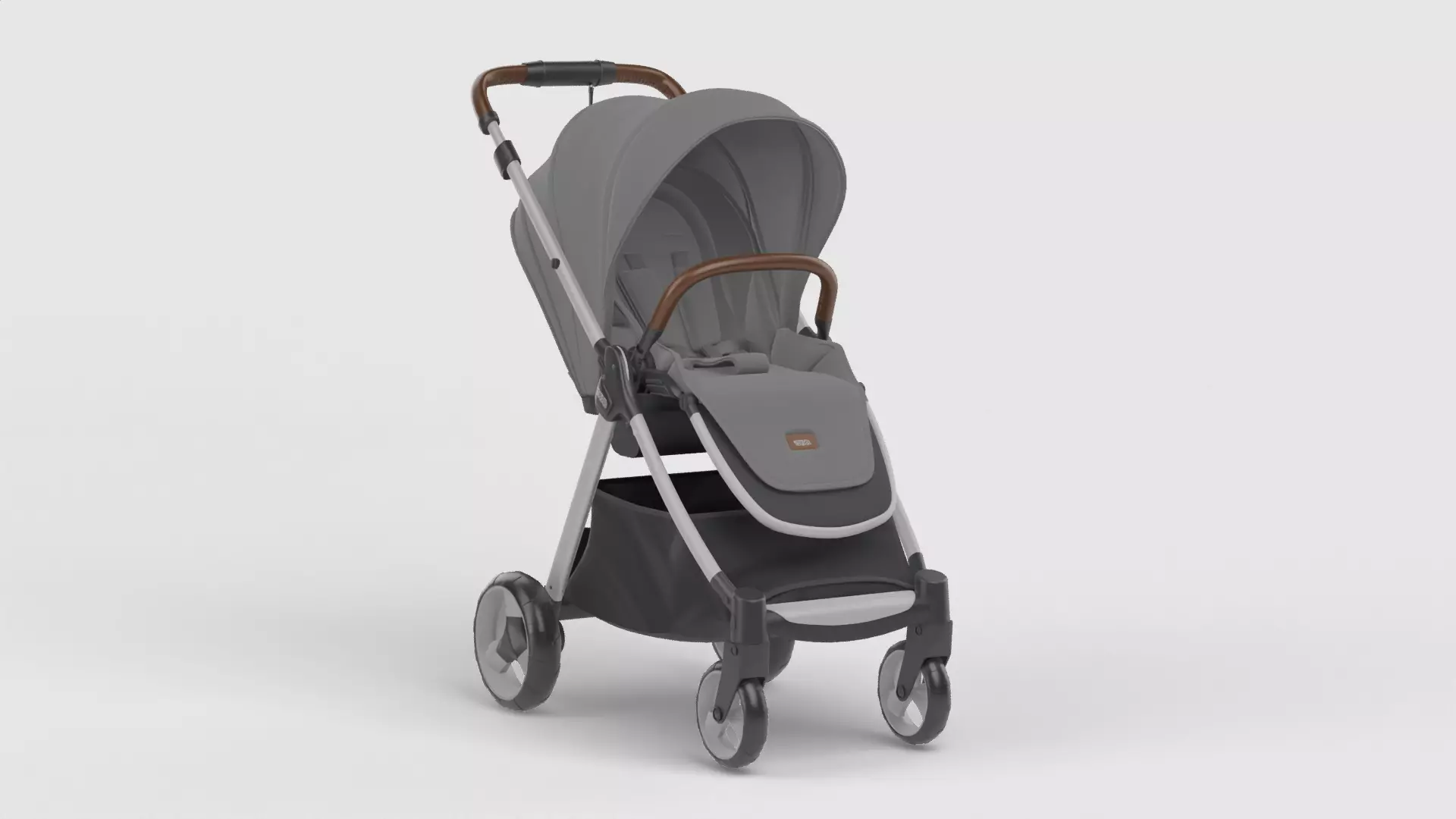 Baby stroller 3D model 3D model_4