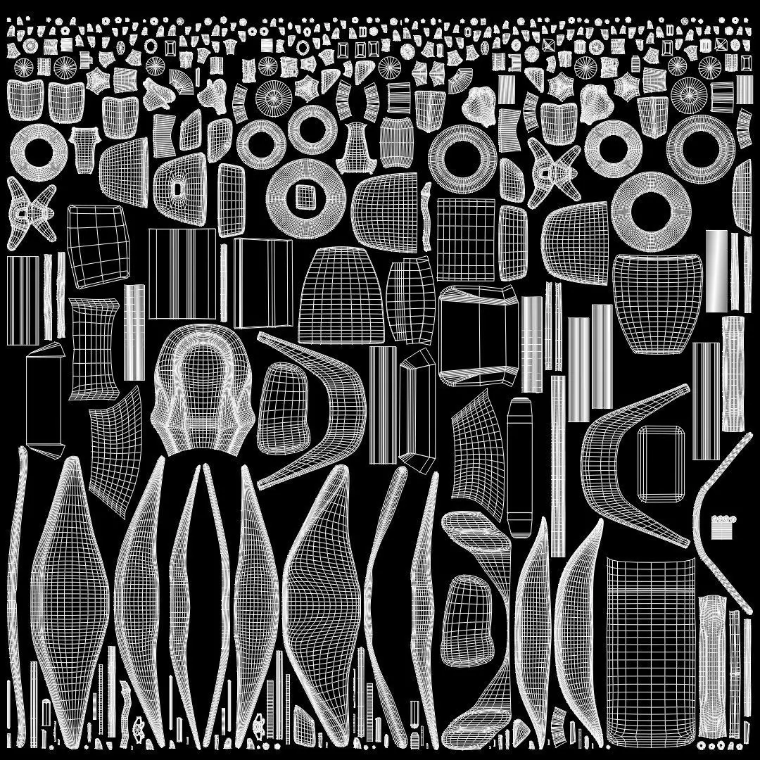 Baby stroller 3D model 3D model_5